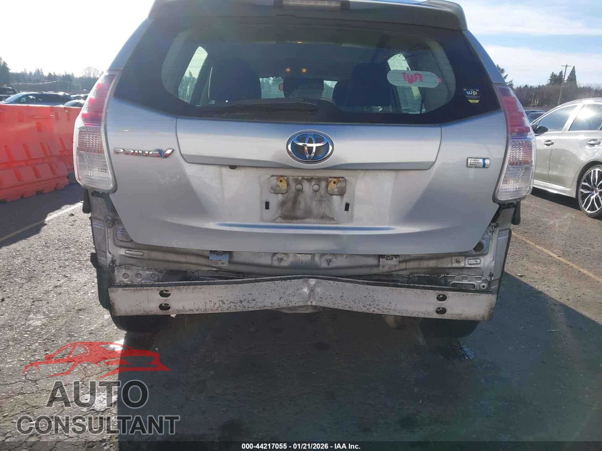 TOYOTA PRIUS V 2015 - JTDZN3EU2FJ036264