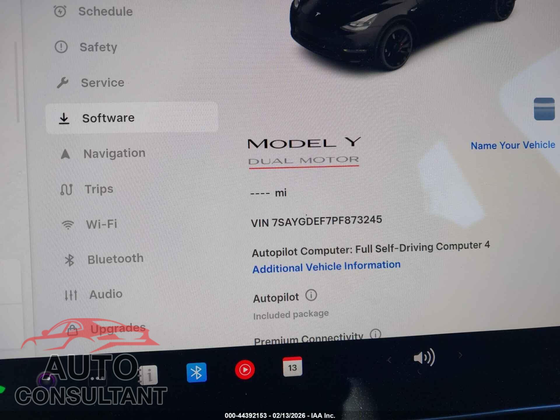 TESLA MODEL Y 2023 - 7SAYGDEF7PF873245