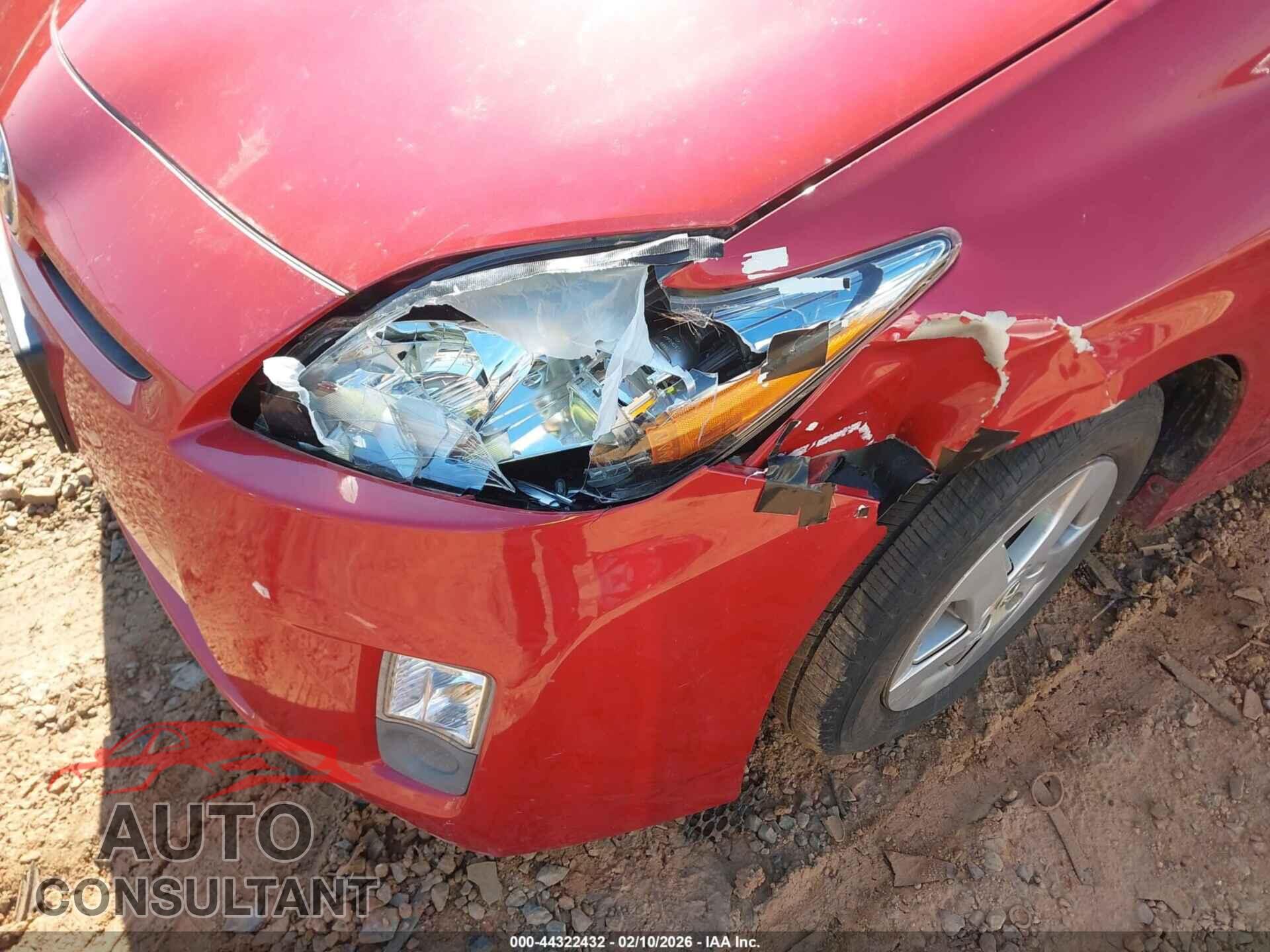 TOYOTA PRIUS 2010 - JTDKN3DU4A0110849