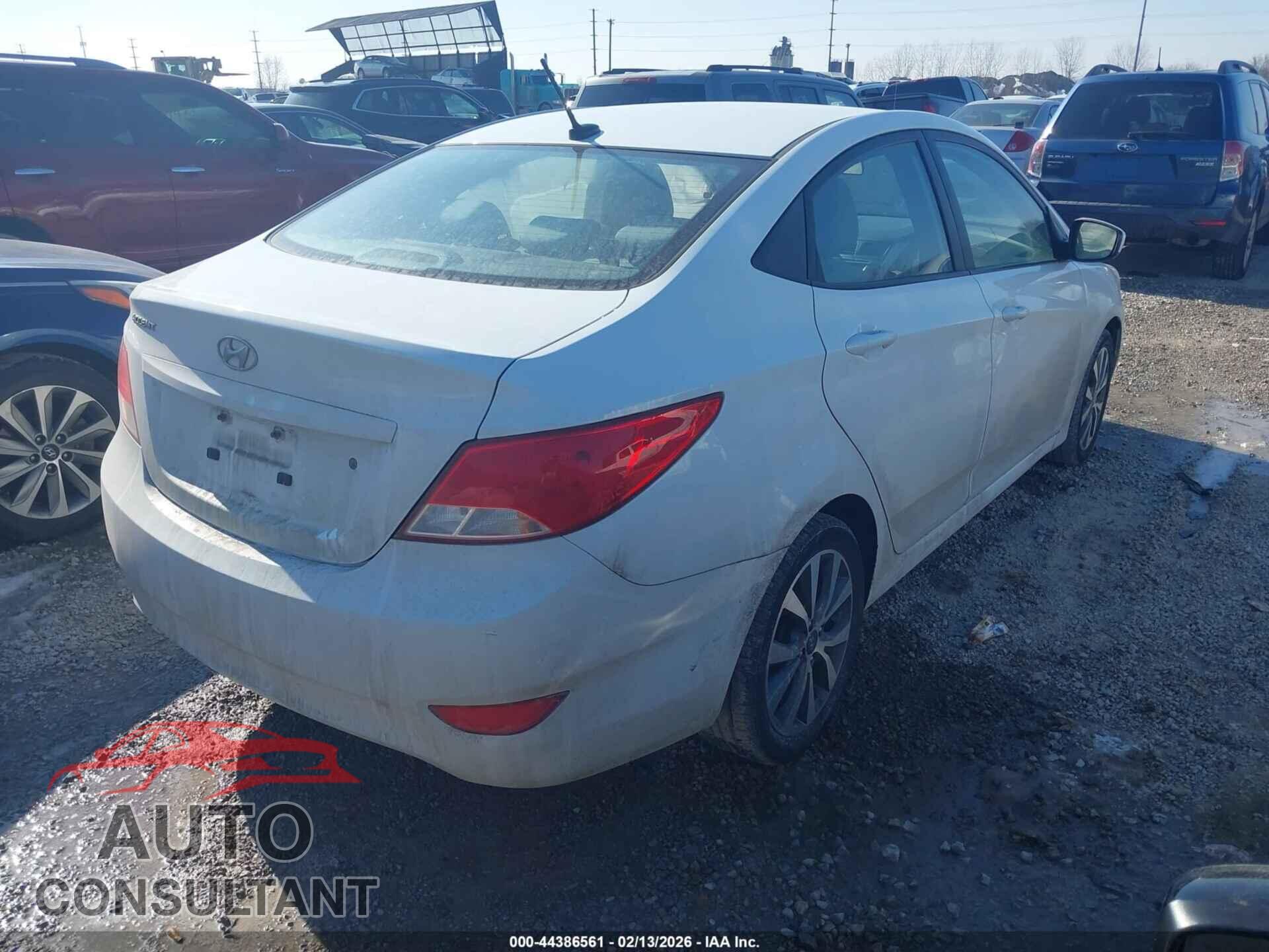 HYUNDAI ACCENT 2017 - KMHCT4AE9HU333982
