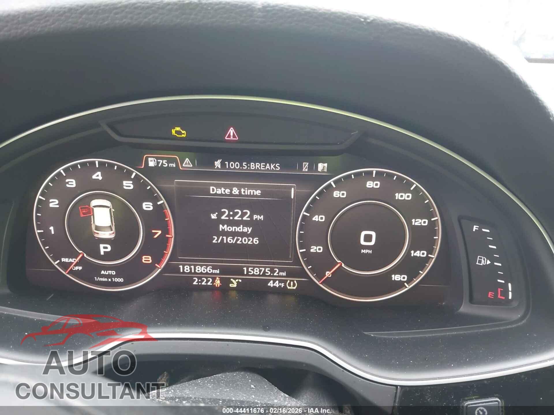 AUDI Q7 2017 - WA1VAAF76HD019468