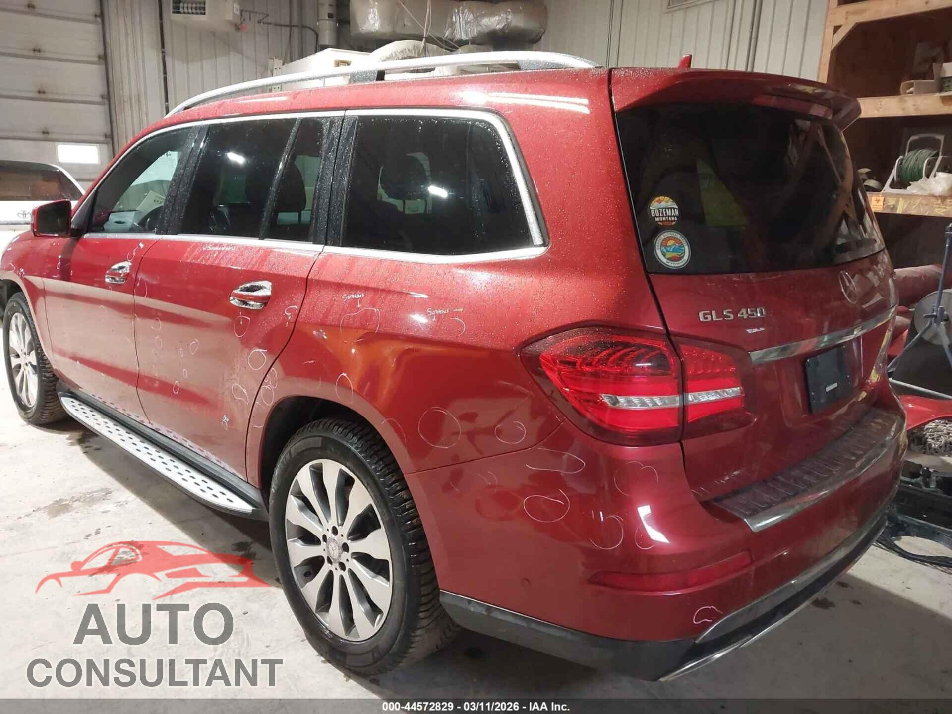 MERCEDES-BENZ GLS 450 2017 - 4JGDF6EE8HA856977