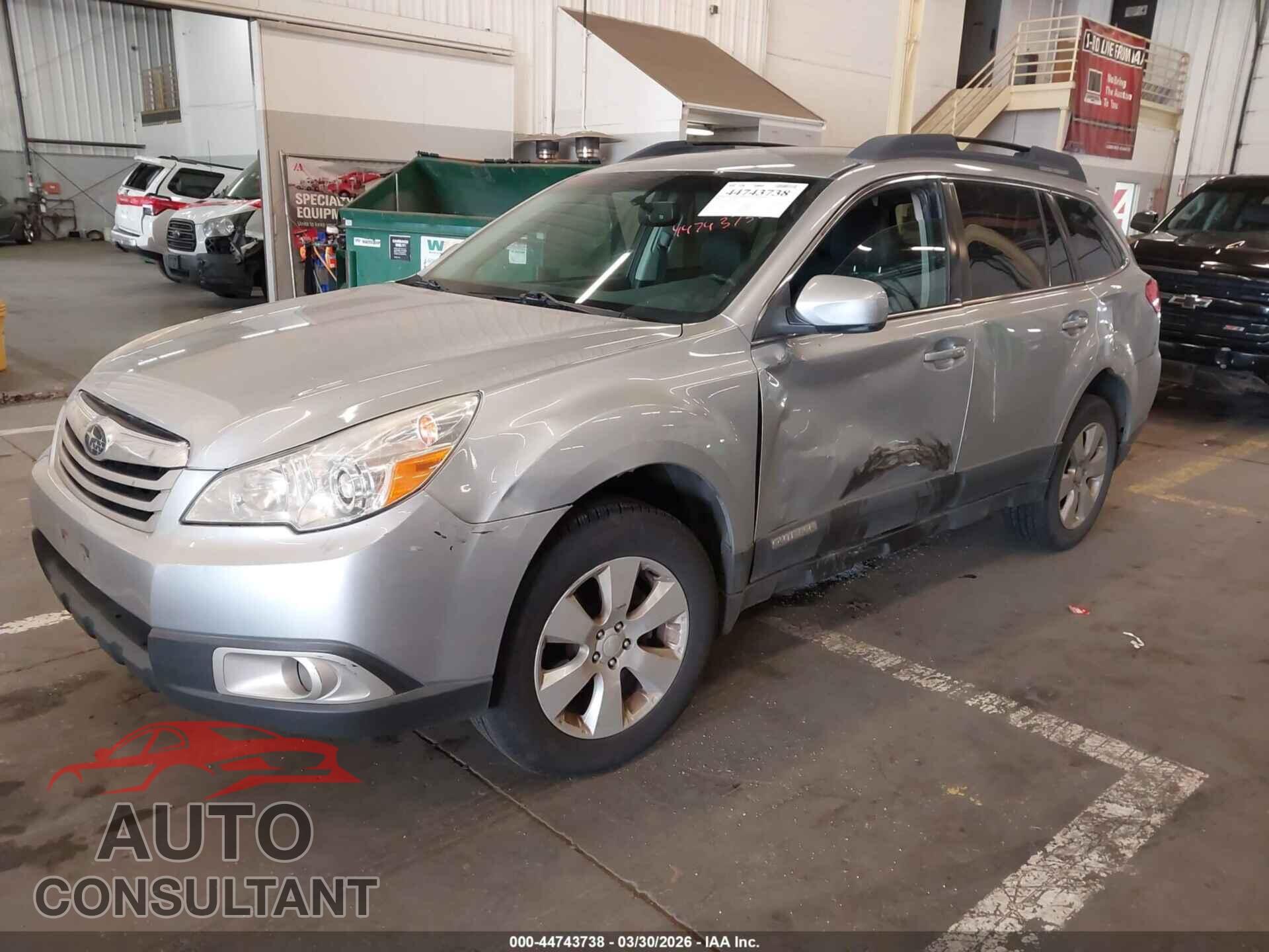 SUBARU OUTBACK 2012 - 4S4BRBGC1C3295036