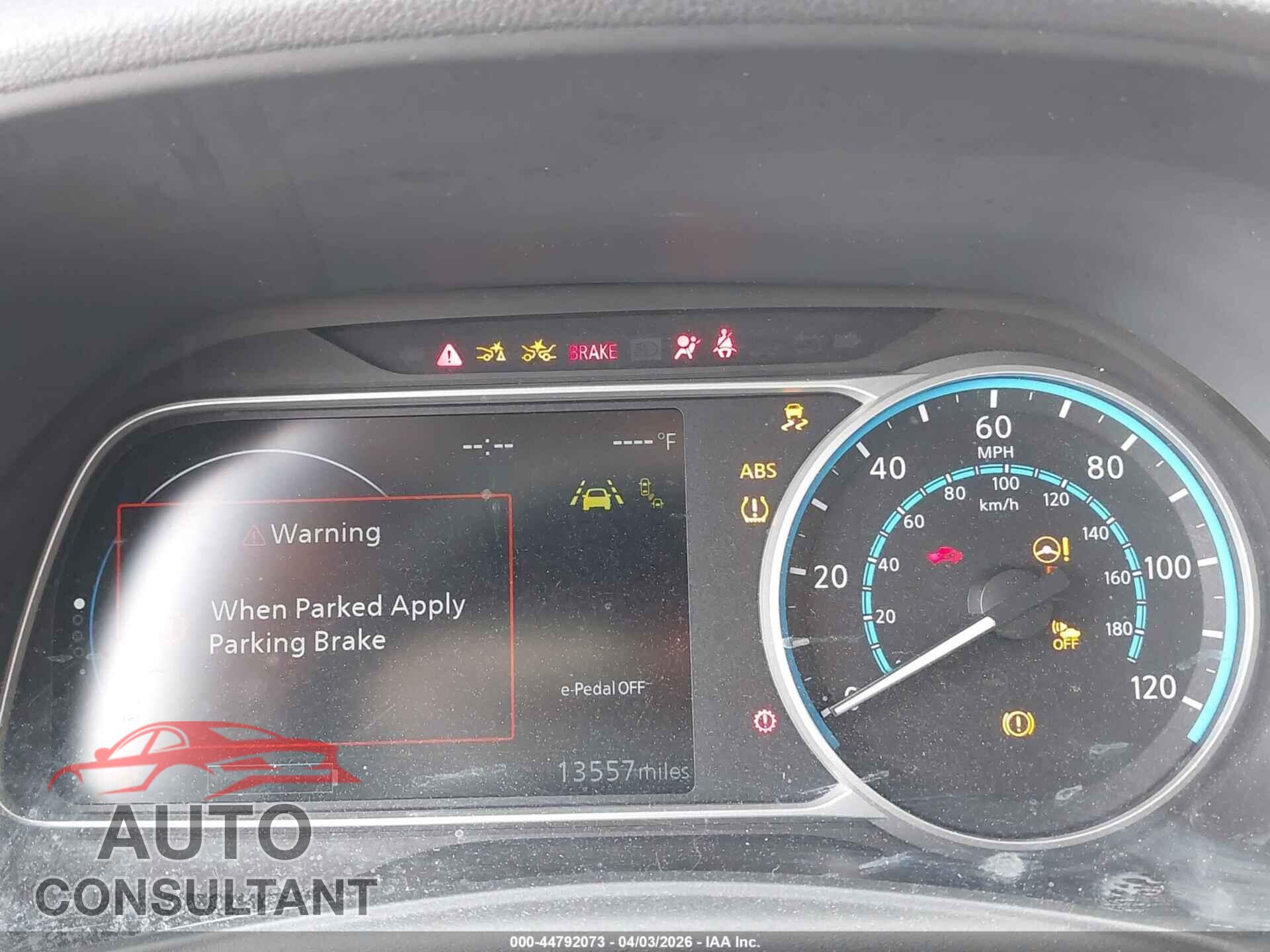 NISSAN LEAF 2021 - 1N4AZ1CV9MC550508