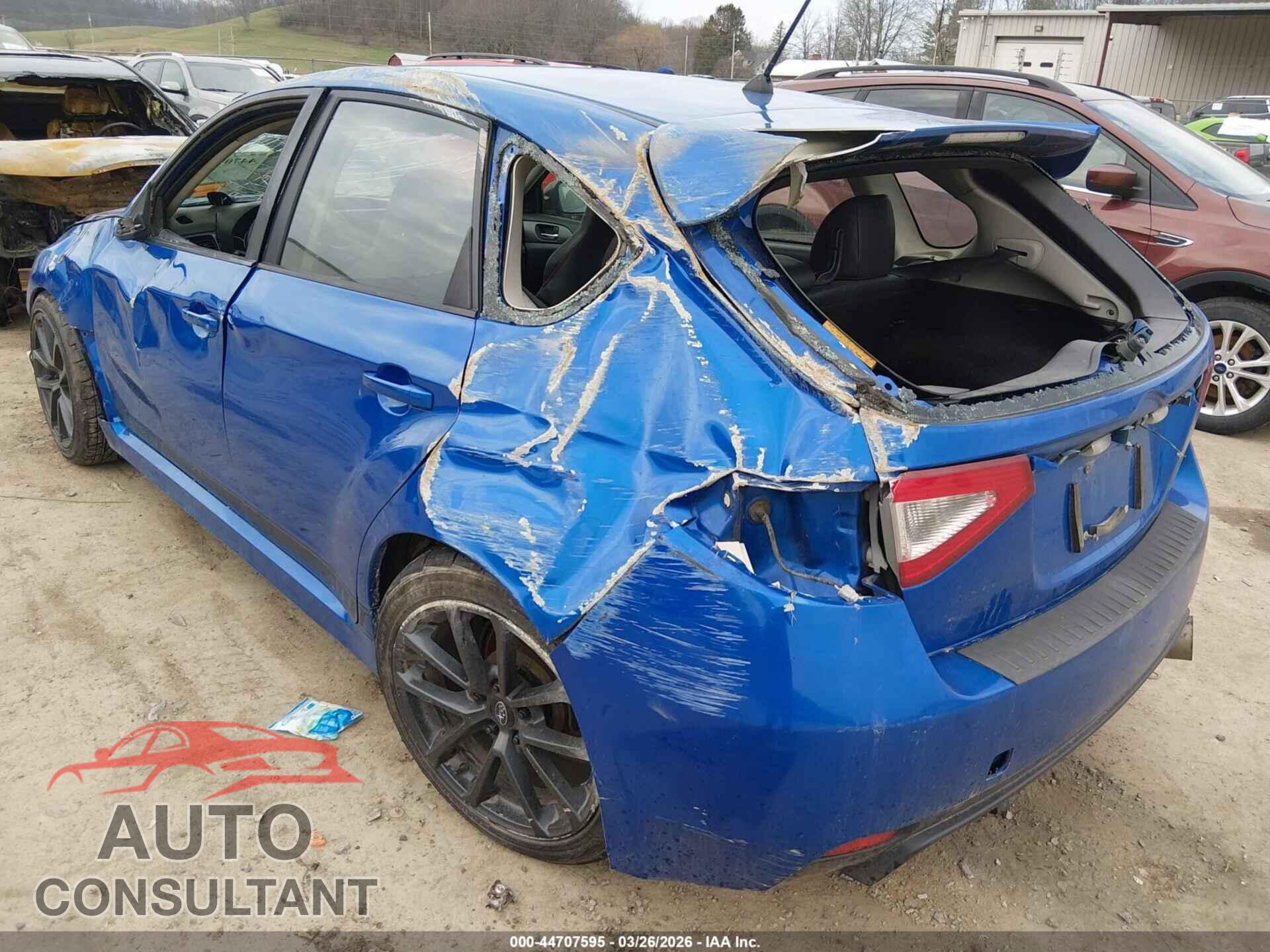 SUBARU IMPREZA WRX 2013 - JF1GR7E69DG894898