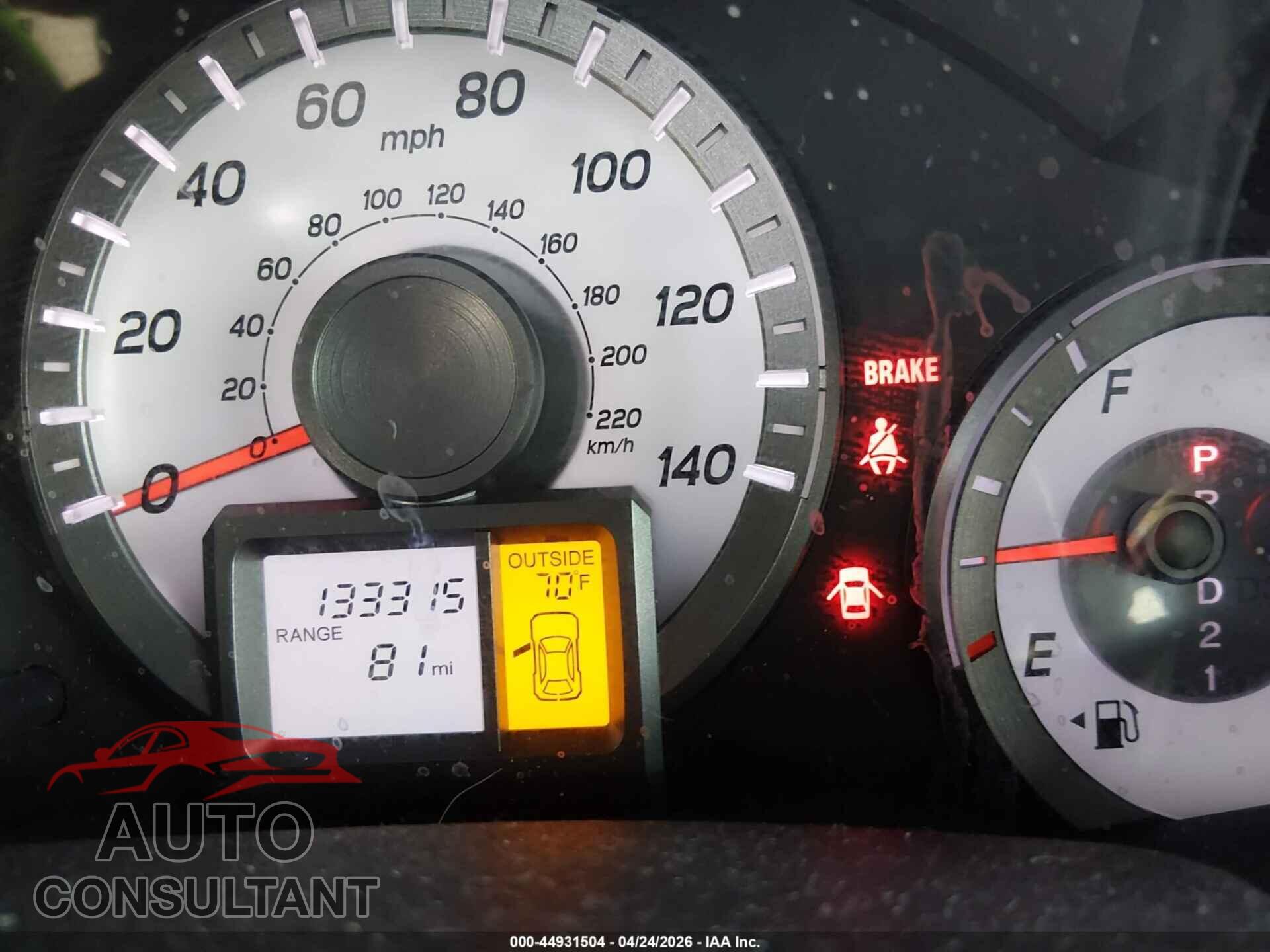 HONDA PILOT 2012 - 5FNYF4H58CB049820
