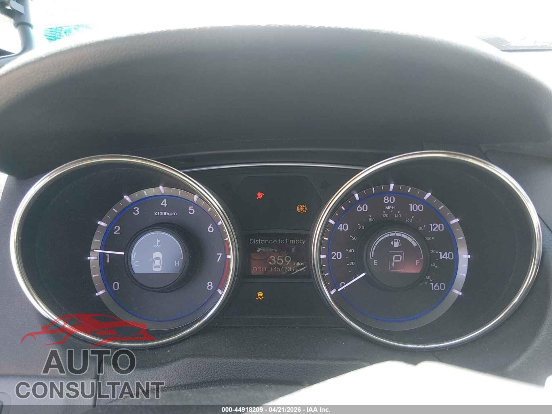 HYUNDAI SONATA 2011 - 5NPEB4AC0BH175662