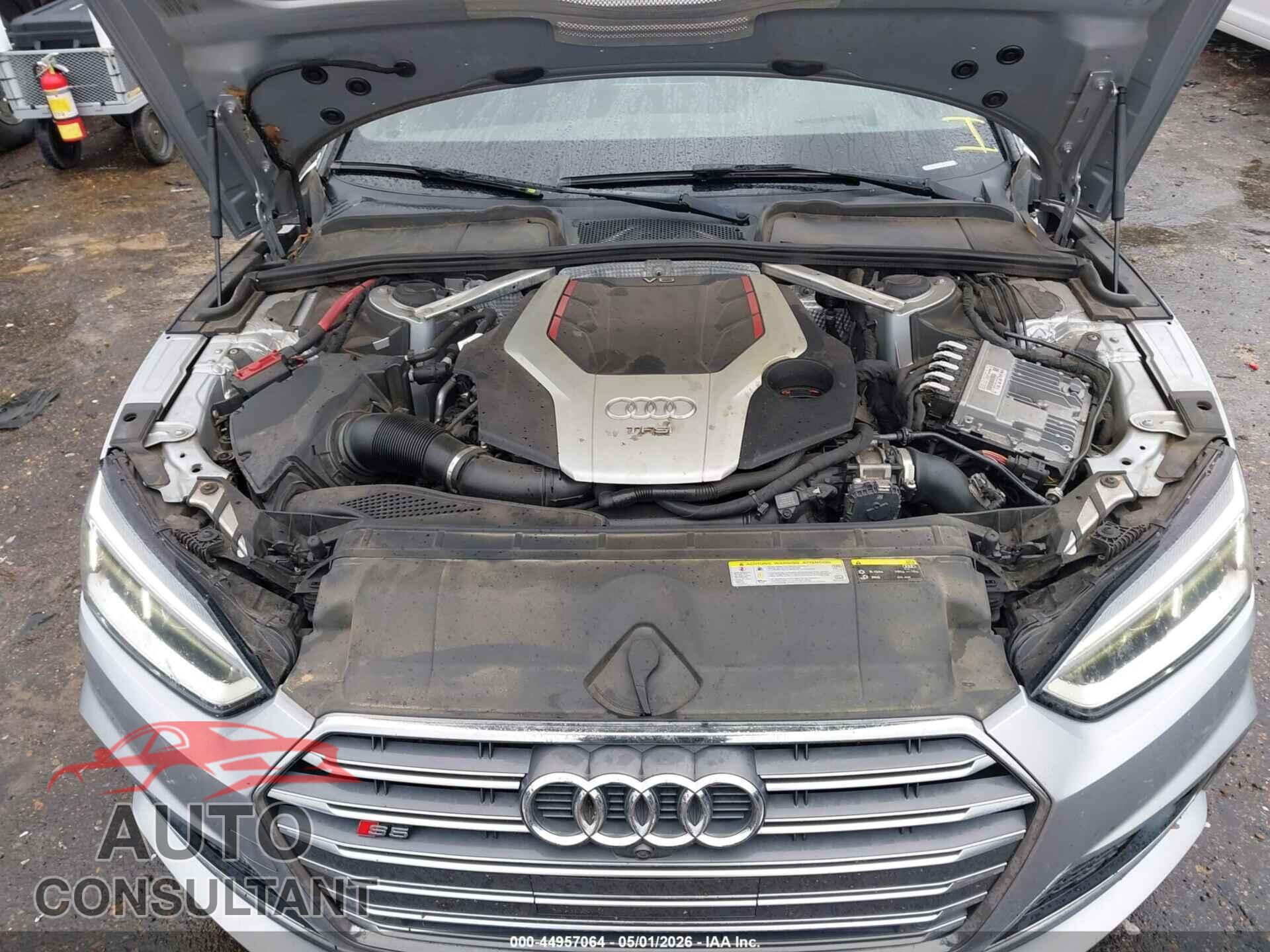 AUDI S5 2018 - WAUR4AF55JA009547
