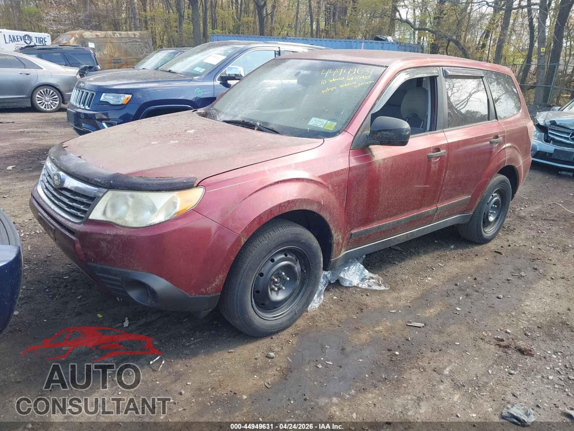SUBARU FORESTER 2010 - JF2SH6AC0AH702319