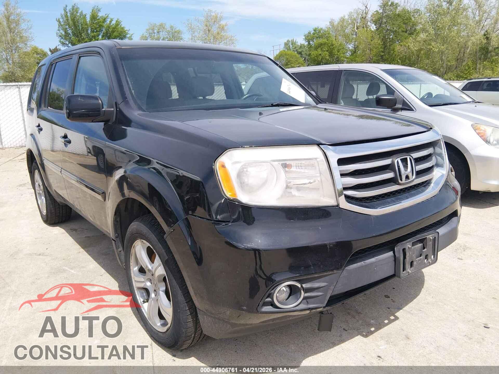 HONDA PILOT 2012 - 5FNYF4H42CB073215