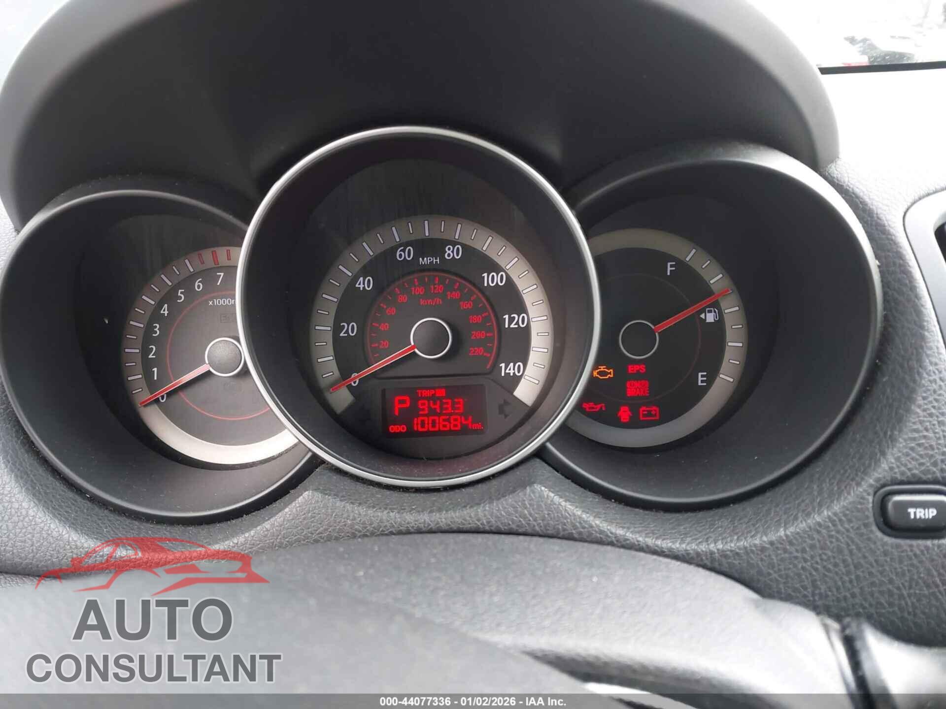 KIA FORTE 2010 - KNAFU4A27A5295492