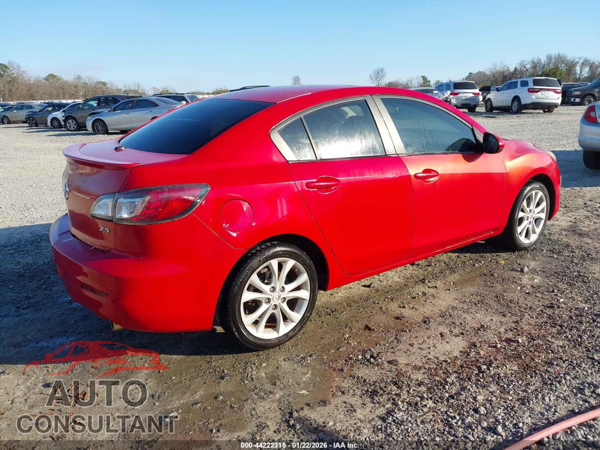 MAZDA MAZDA3 2010 - JM1BL1S57A1260776
