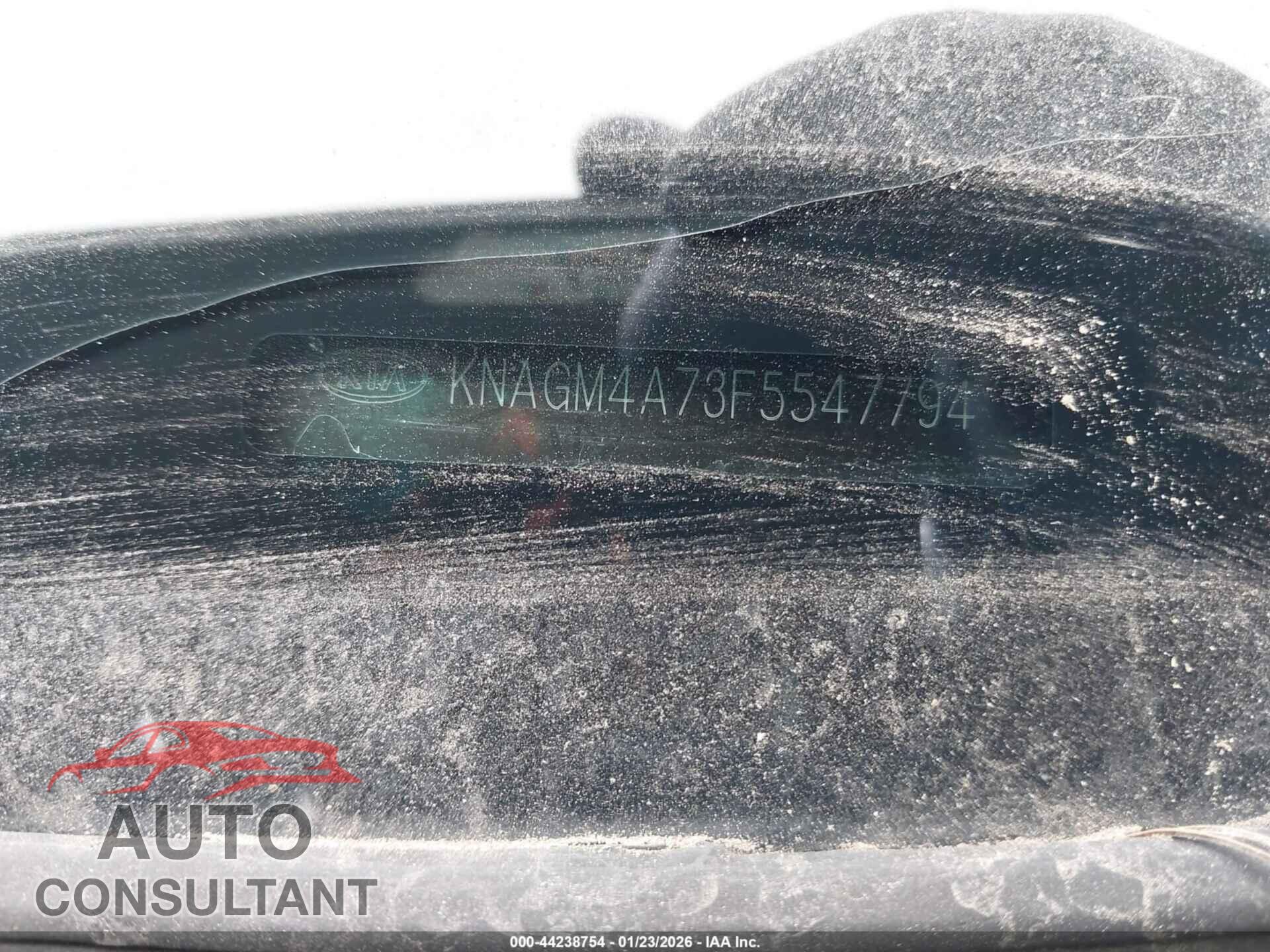 KIA OPTIMA 2015 - KNAGM4A73F5547794