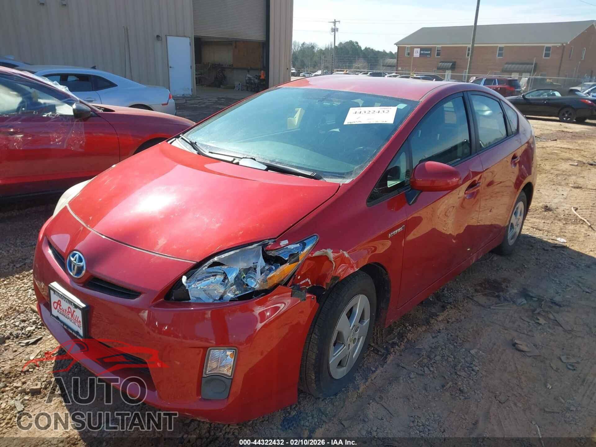 TOYOTA PRIUS 2010 - JTDKN3DU4A0110849