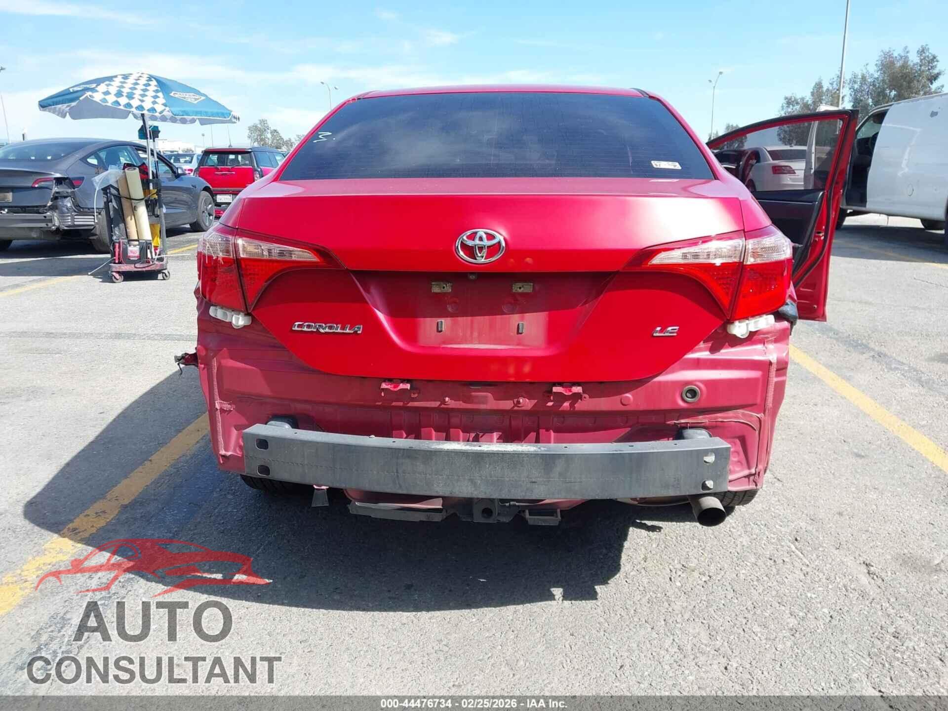 TOYOTA COROLLA 2017 - 5YFBURHE5HP584009