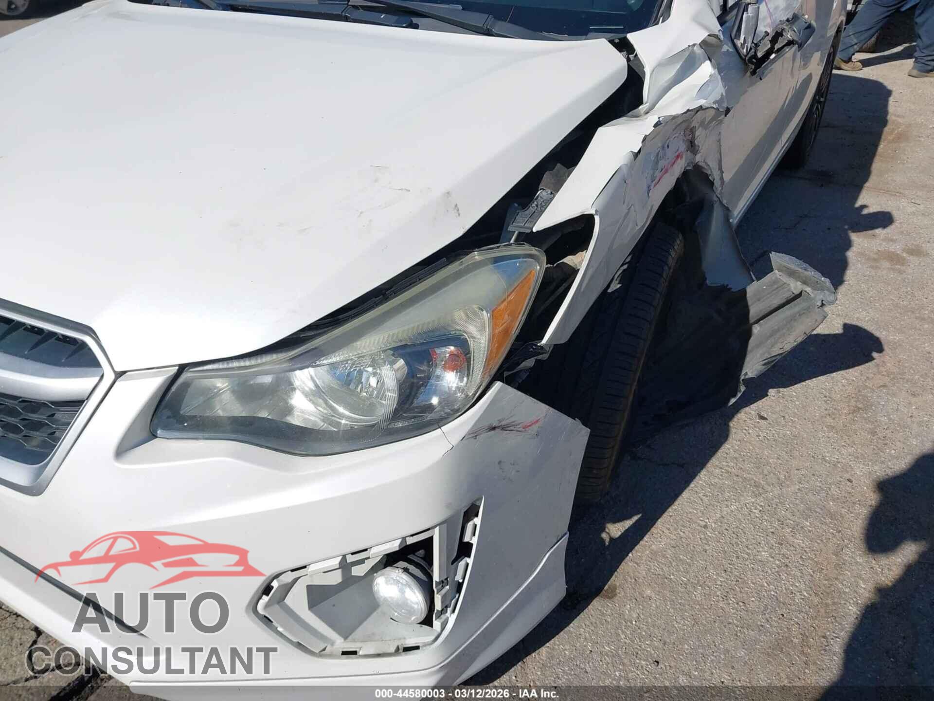 SUBARU IMPREZA 2012 - JF1GPAA63CH214656