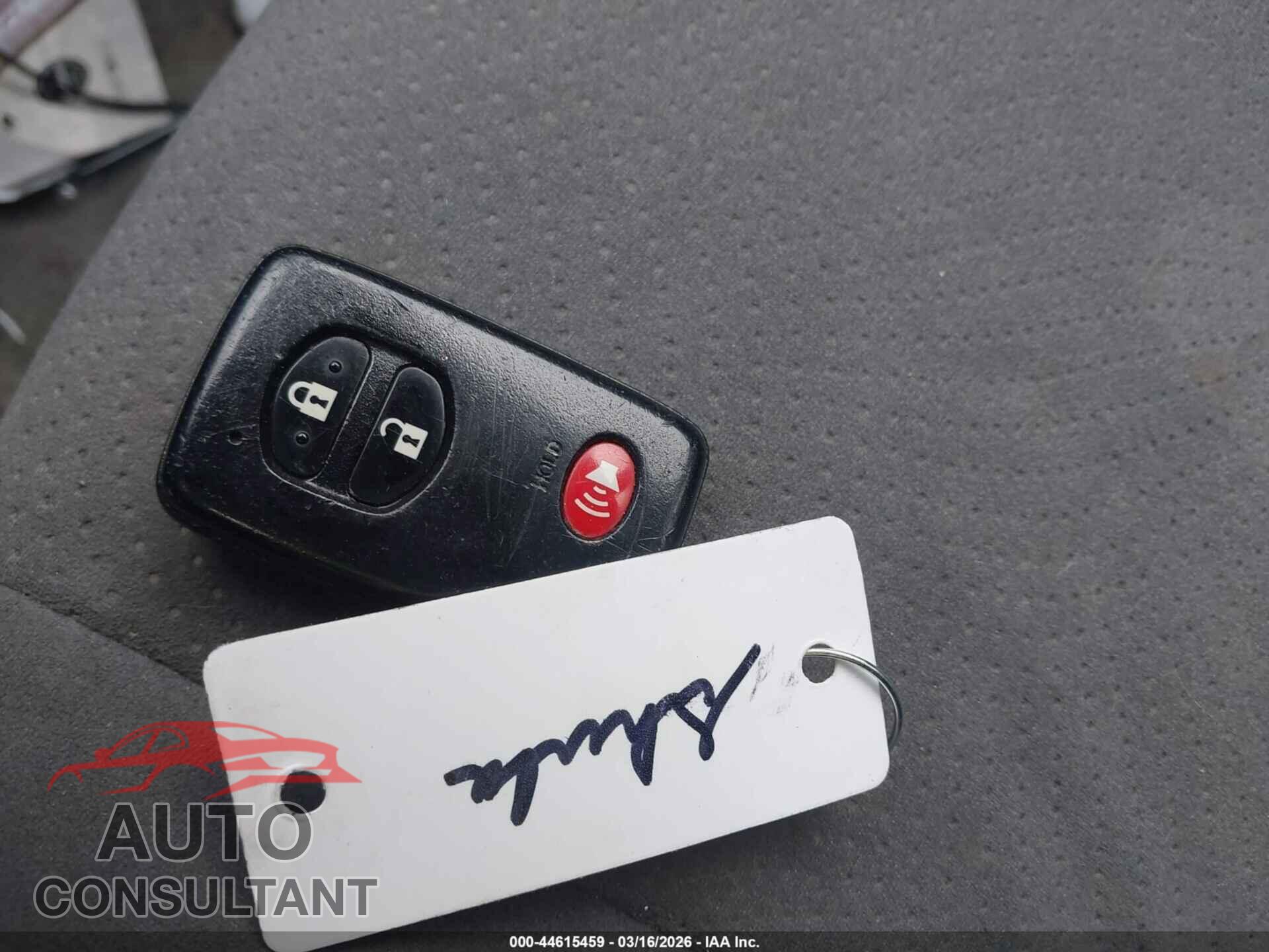 TOYOTA PRIUS 2011 - JTDKN3DU5B1339343