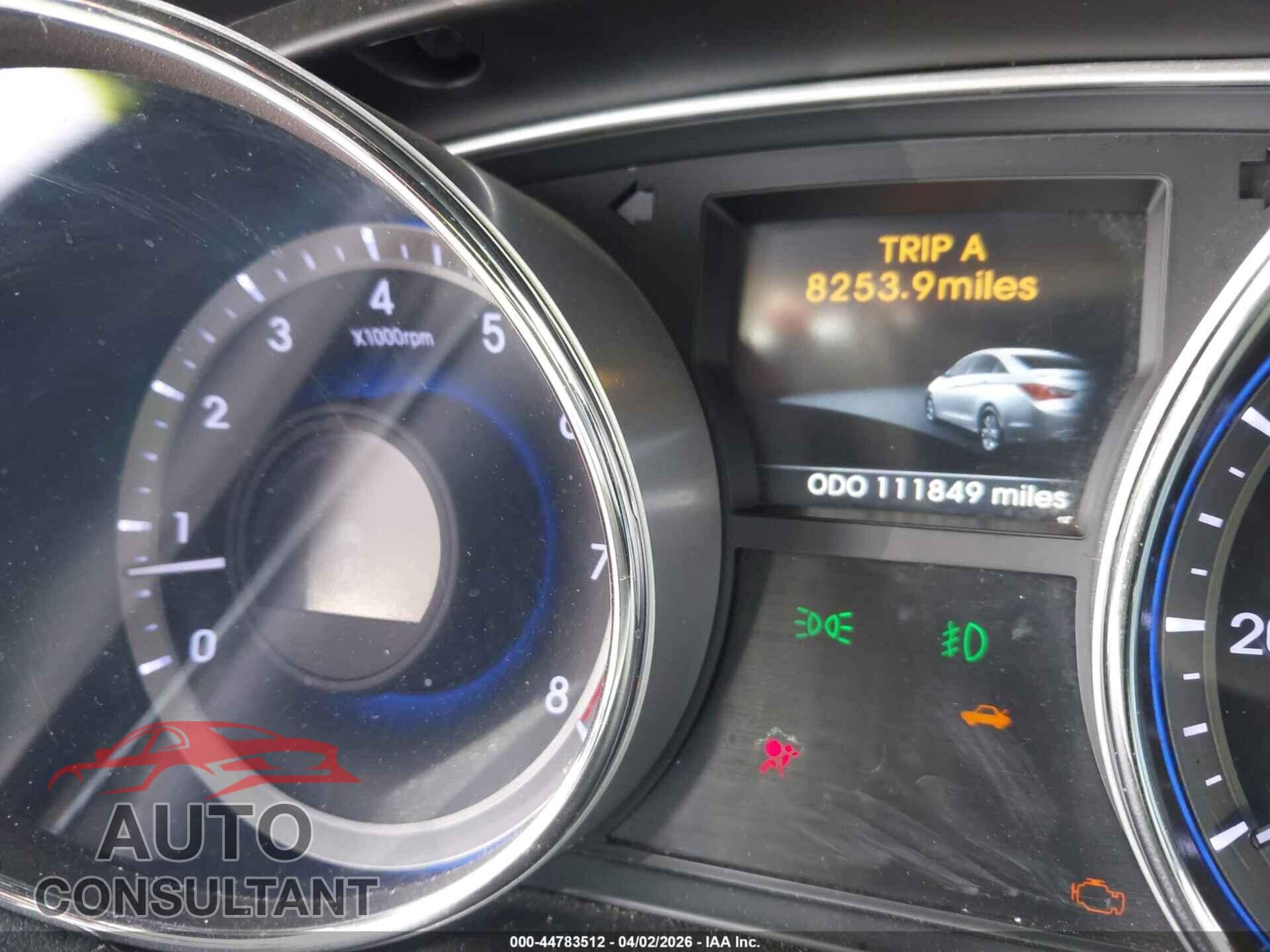 HYUNDAI SONATA 2014 - 5NPEC4AC9EH879554