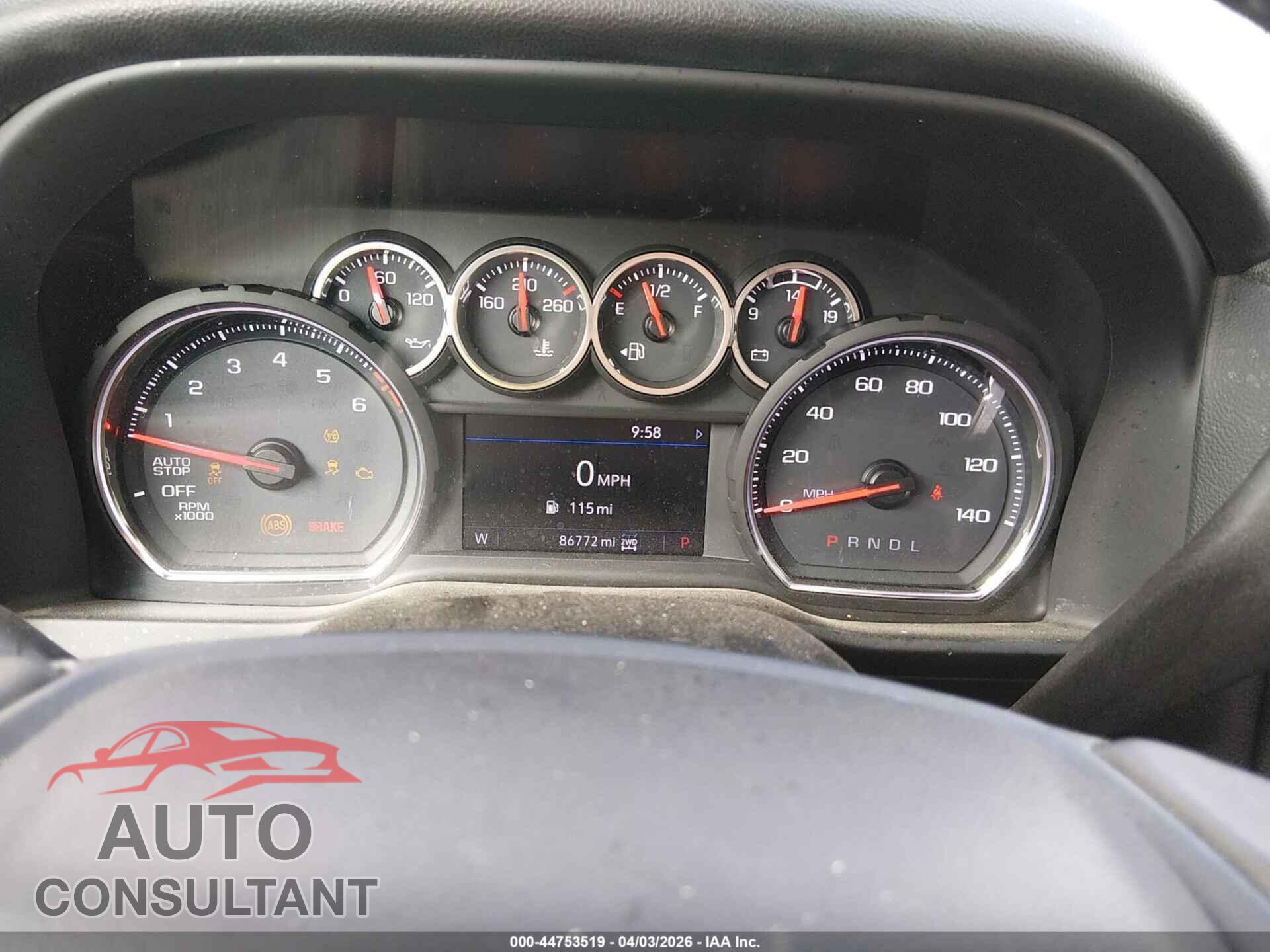 CHEVROLET SILVERADO 1500 2020 - 1GCPYFED2LZ188588