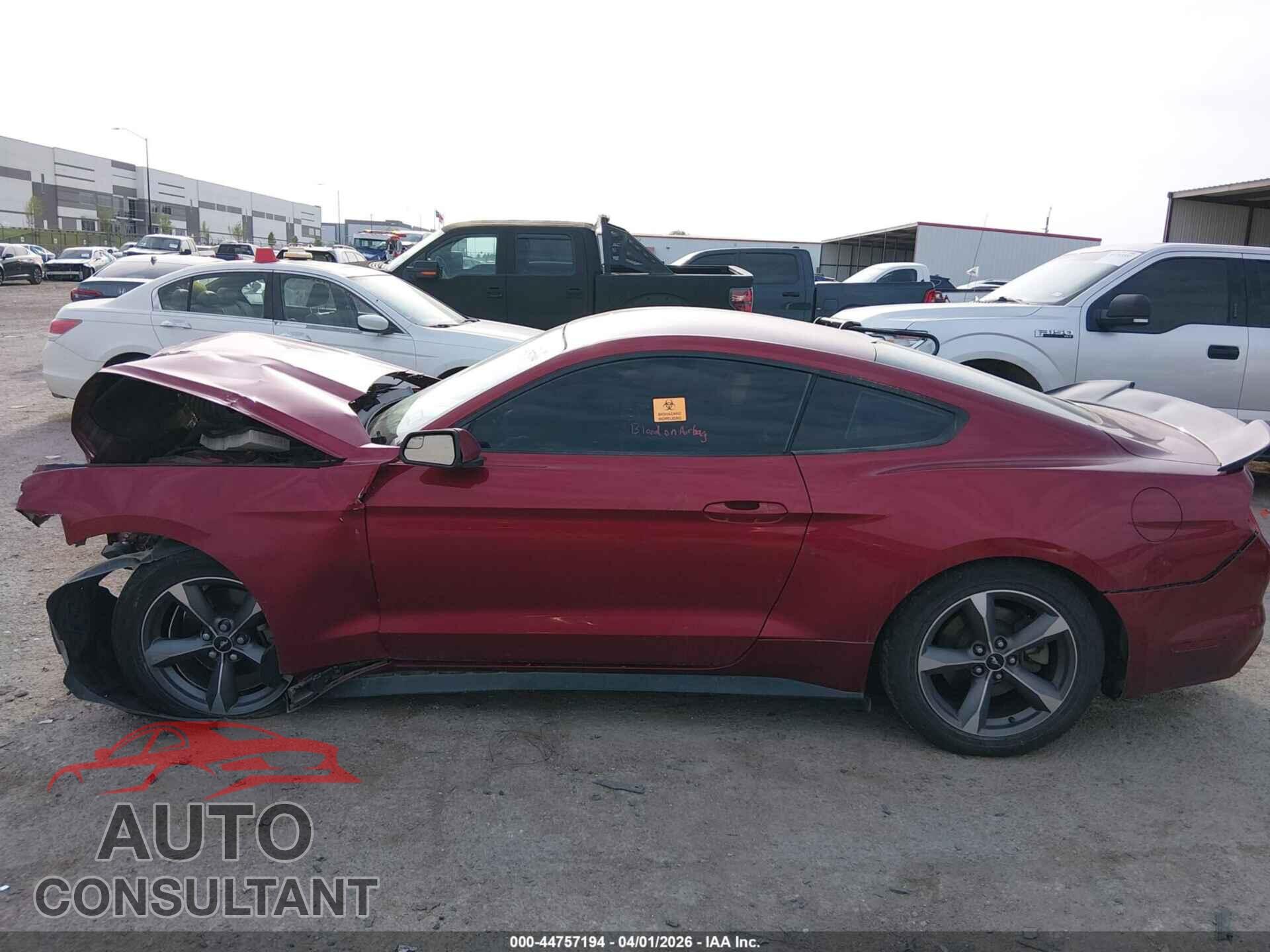 FORD MUSTANG 2016 - 1FA6P8AM3G5215722
