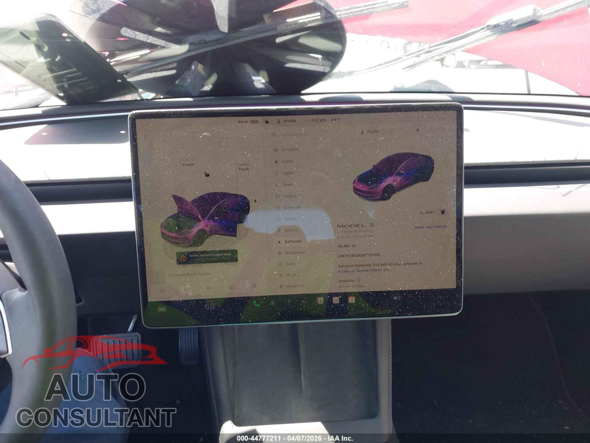 TESLA MODEL 3 2024 - 5YJ3E1EB3RF757195