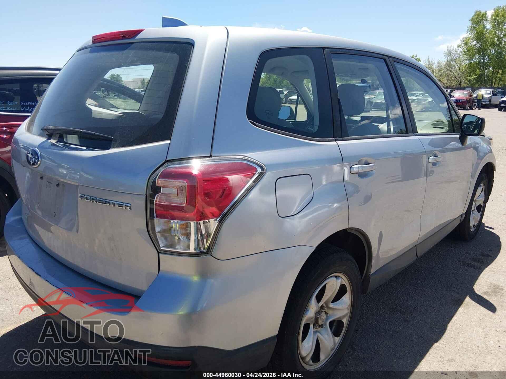 SUBARU FORESTER 2018 - JF2SJAAC4JH524664