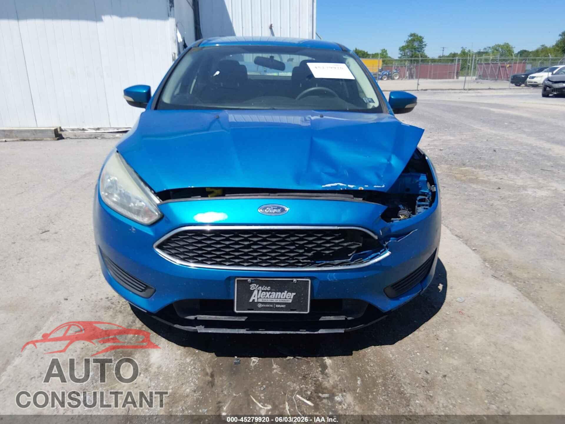 FORD FOCUS 2015 - 1FADP3F2XFL332998