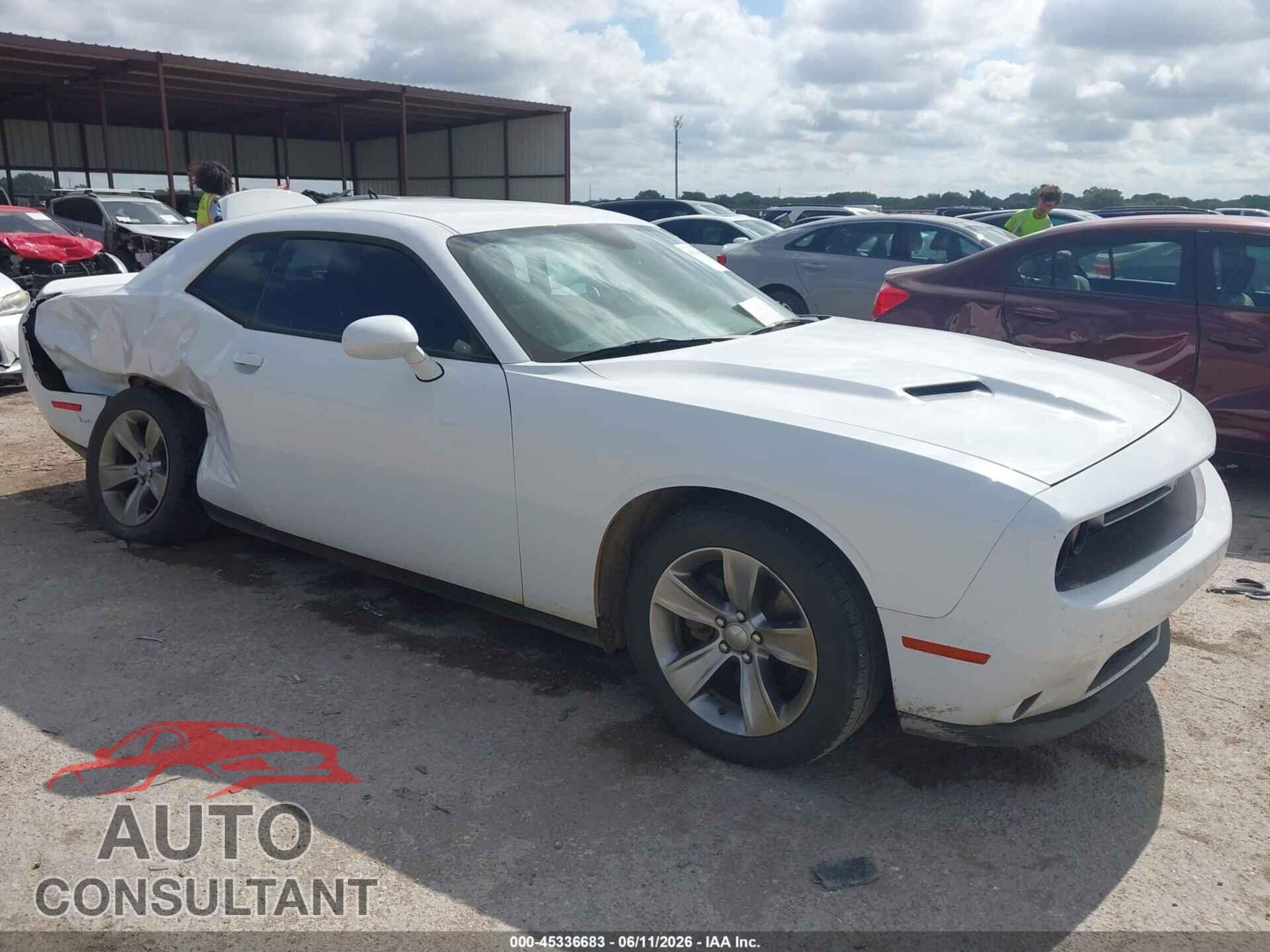 DODGE CHALLENGER 2016 - 2C3CDZAG1GH101365