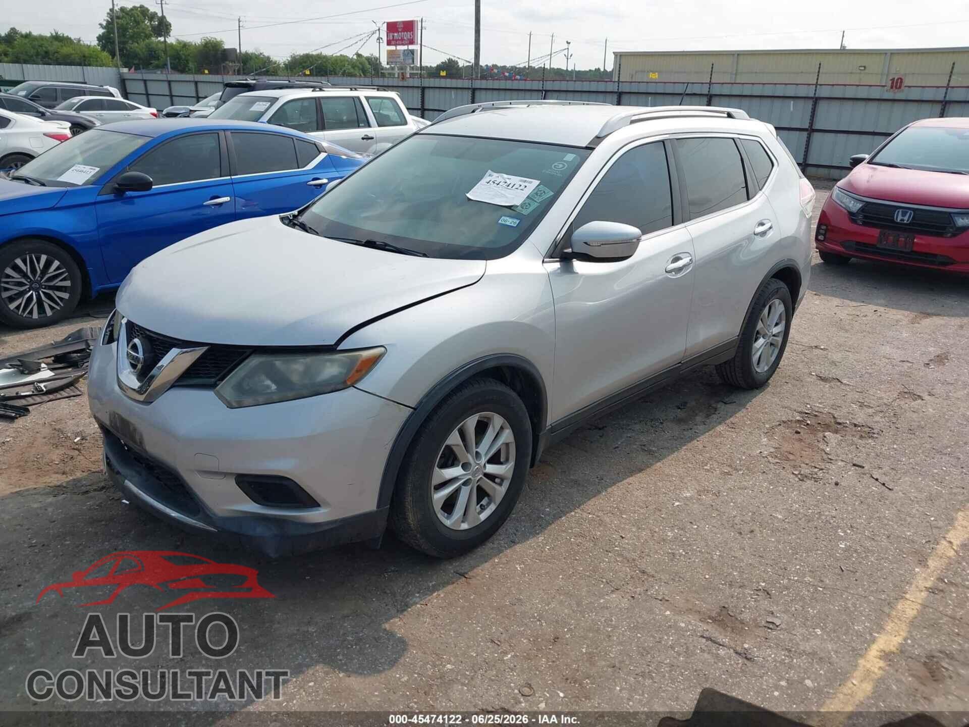 NISSAN ROGUE 2014 - 5N1AT2ML7EC760794