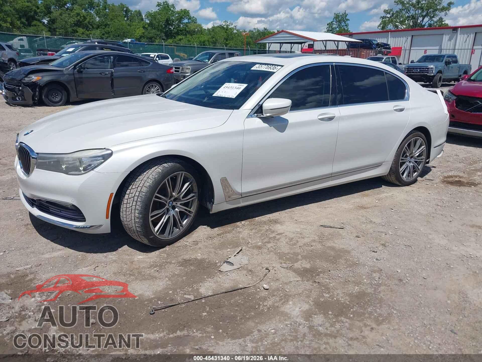 BMW 740I 2017 - WBA7E2C55HG740470