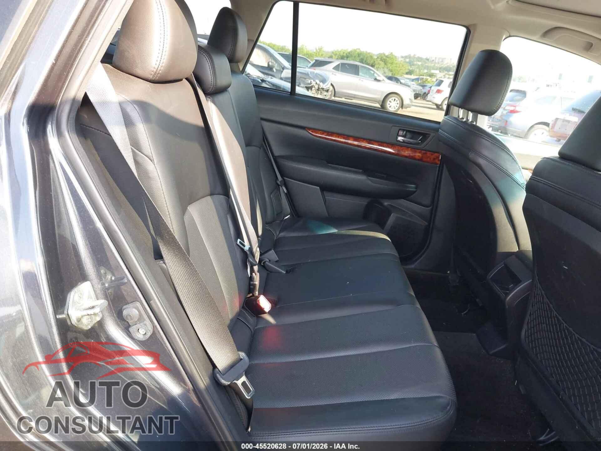 SUBARU OUTBACK 2011 - 4S4BRBKC4B3438308