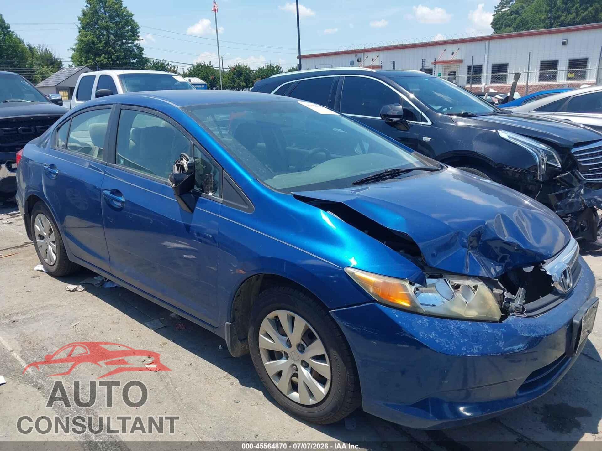 HONDA CIVIC 2012 - 2HGFB2F55CH502281