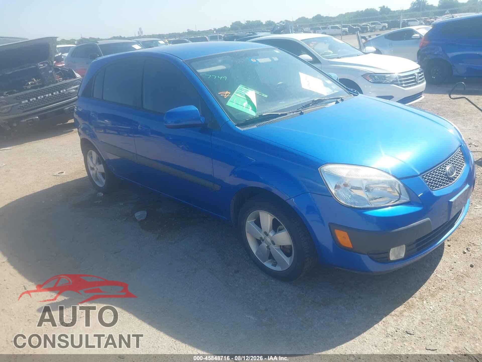 KIA RIO5 2009 - KNADE243396505668