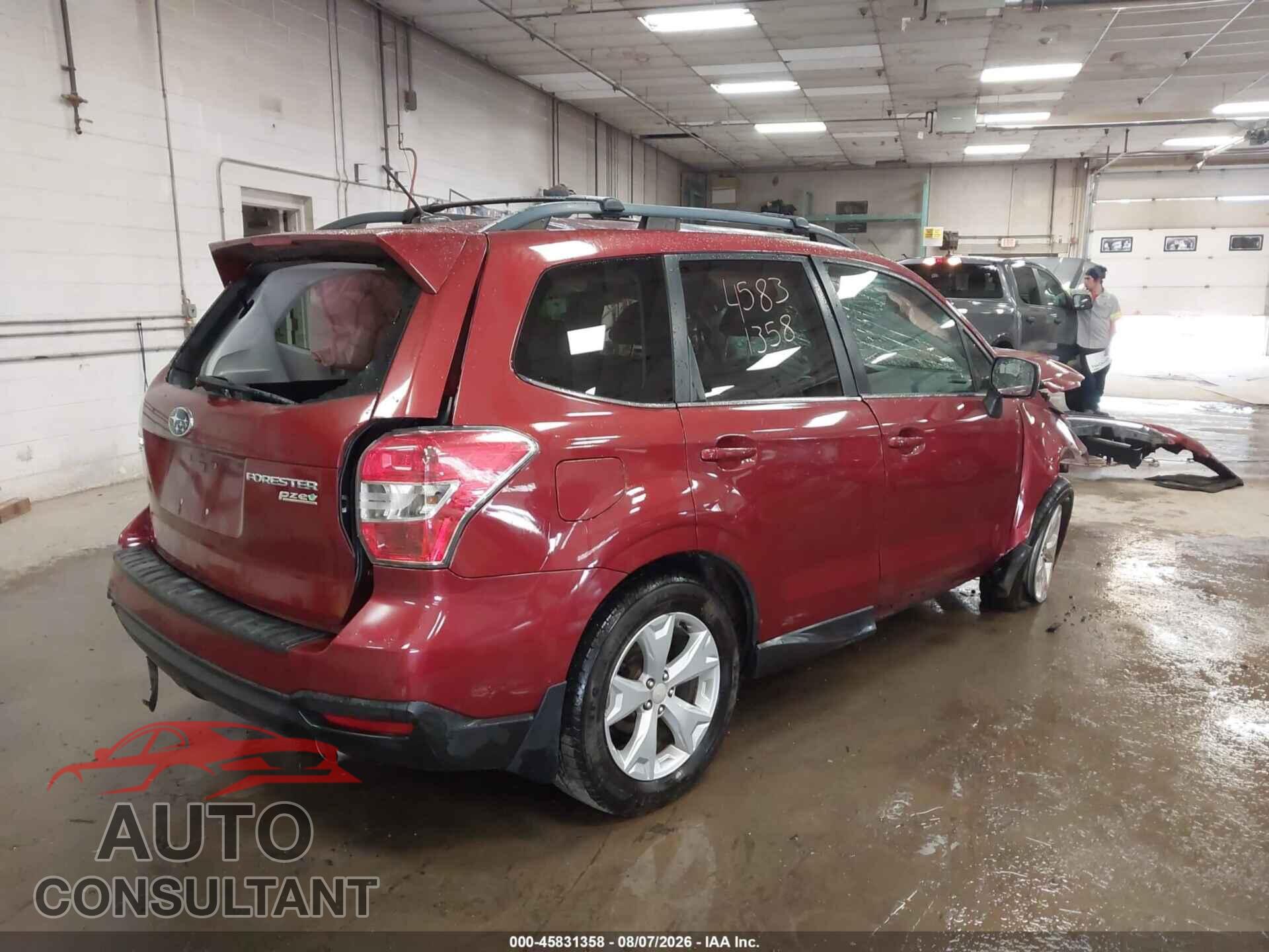 SUBARU FORESTER 2015 - JF2SJAKC3FH497219