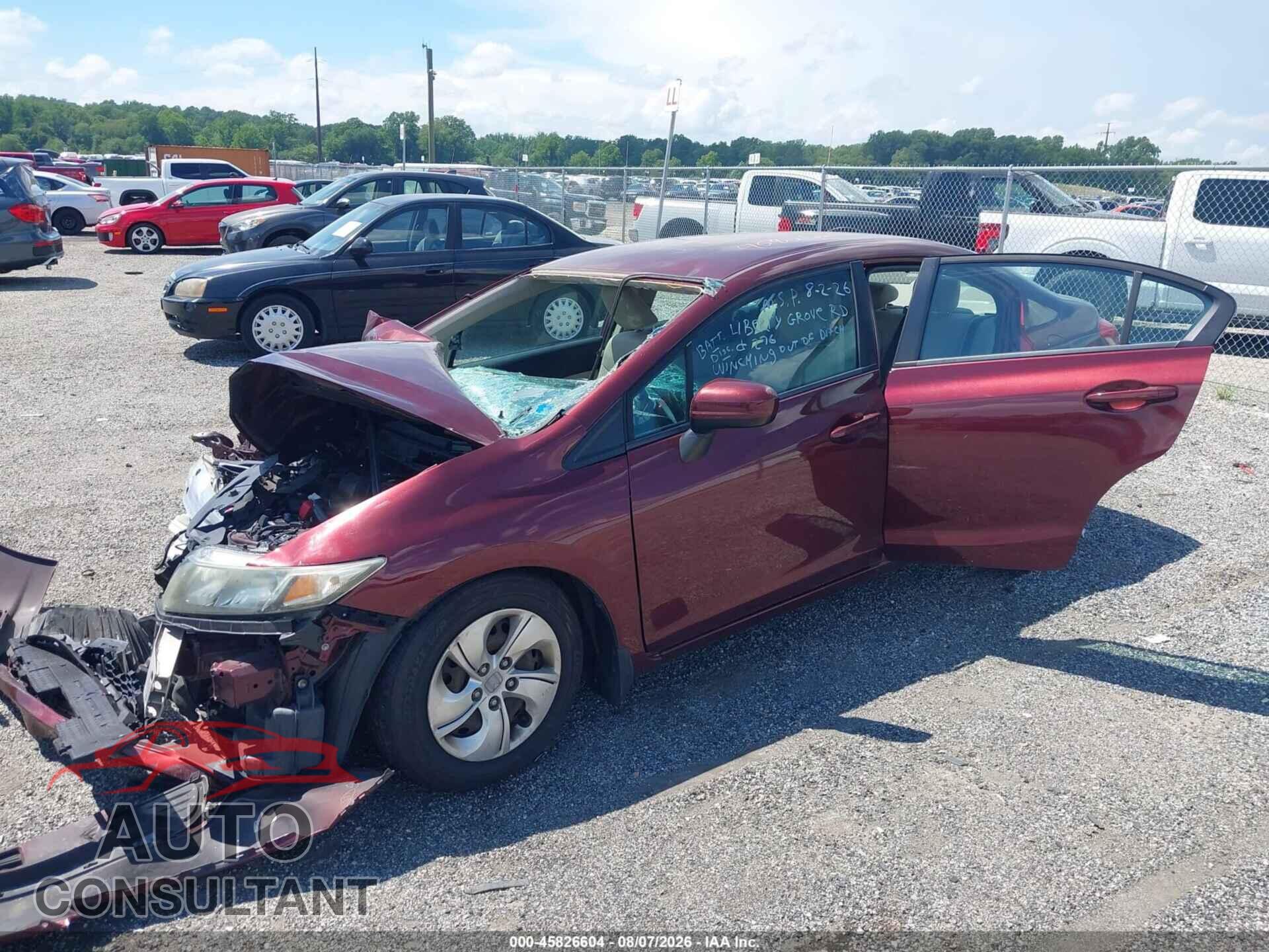 HONDA CIVIC 2015 - 19XFB2F50FE117676