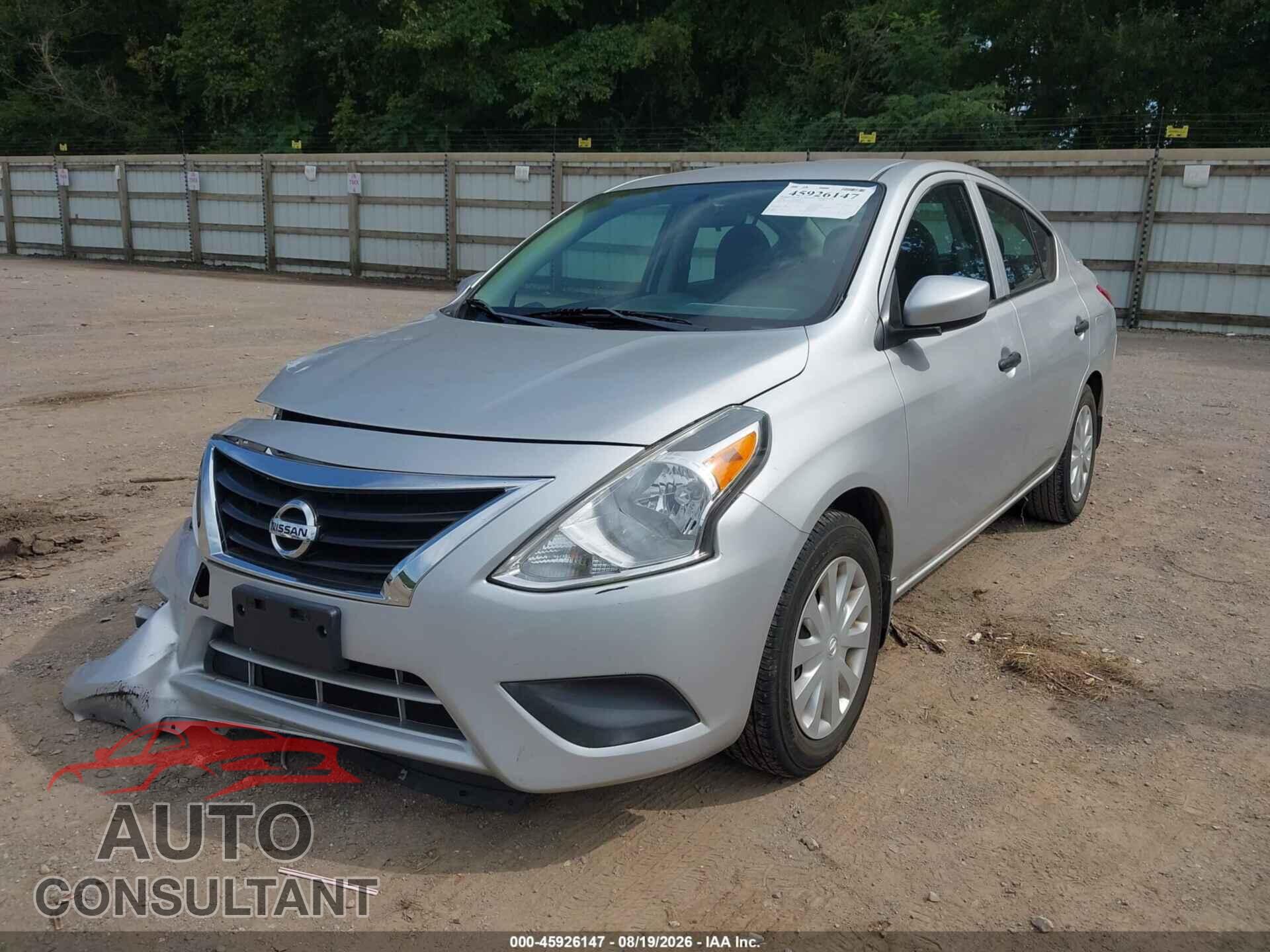 NISSAN VERSA 2017 - 3N1CN7AP3HL906177