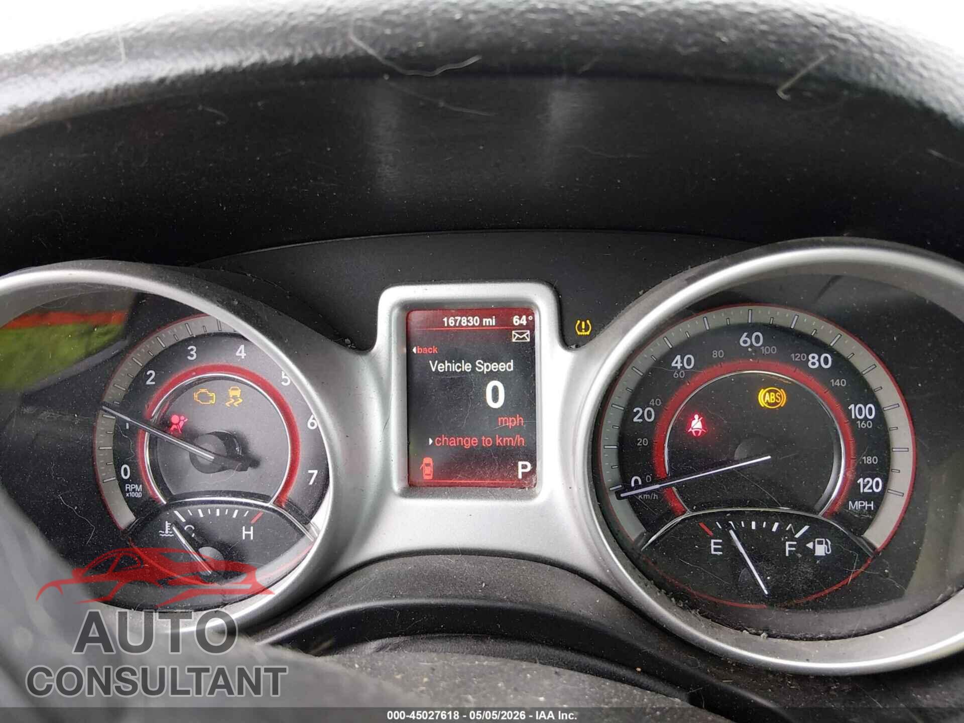 DODGE JOURNEY 2015 - 3C4PDCAB8FT573700
