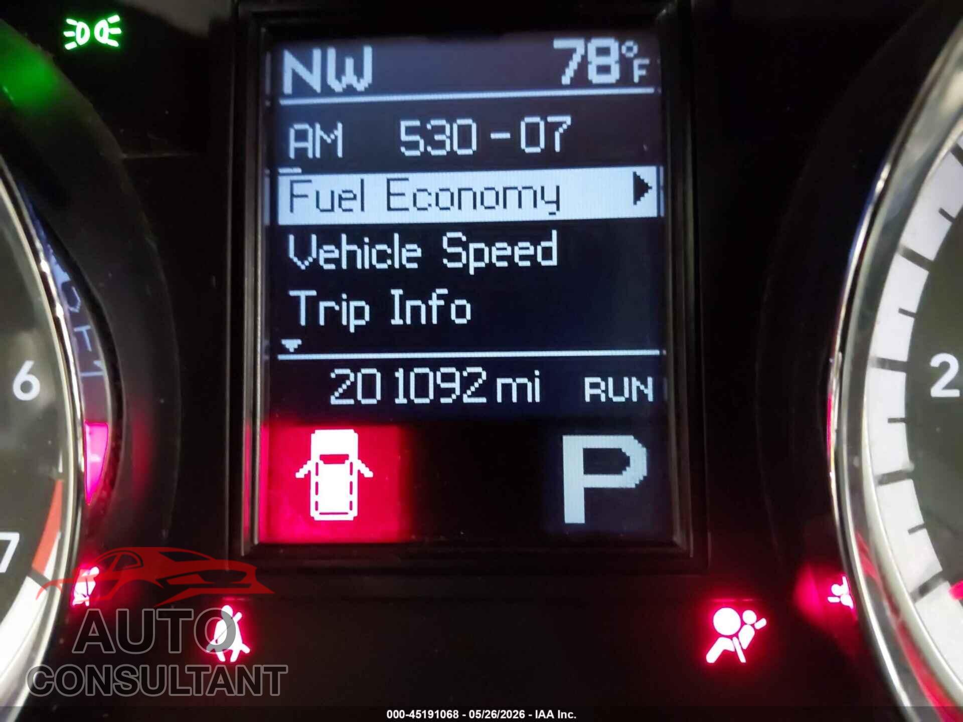DODGE DURANGO 2012 - 1C4RDJAG3CC120892