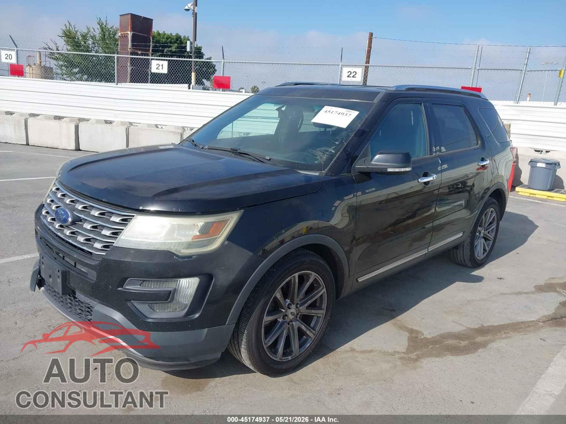 FORD EXPLORER 2016 - 1FM5K7F81GGA46536