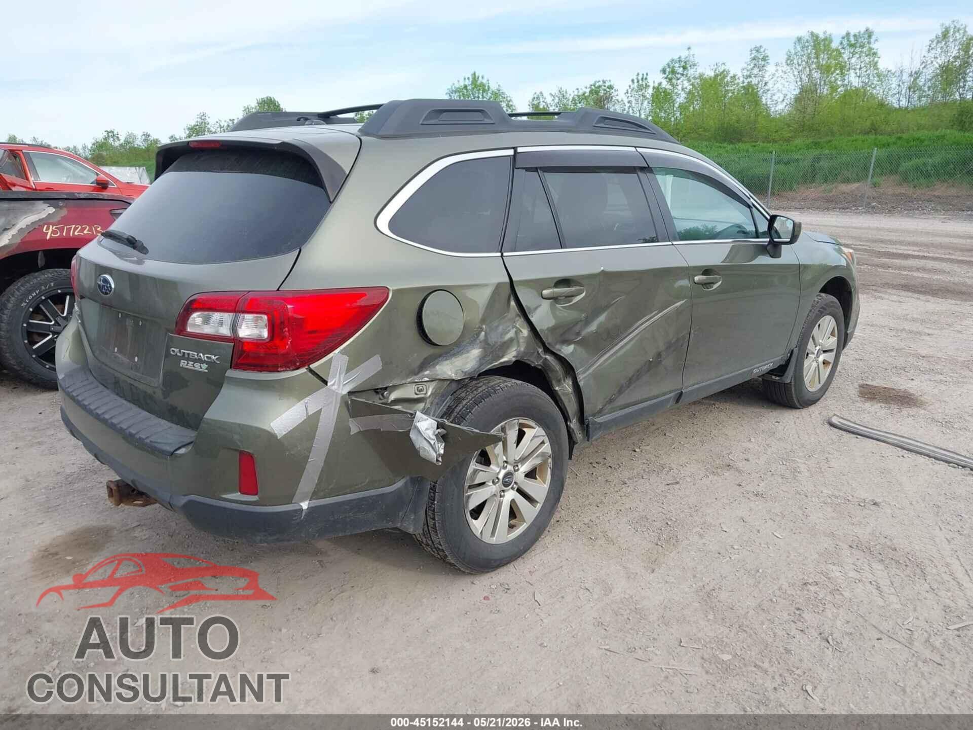 SUBARU OUTBACK 2015 - 4S4BSACC9F3316109