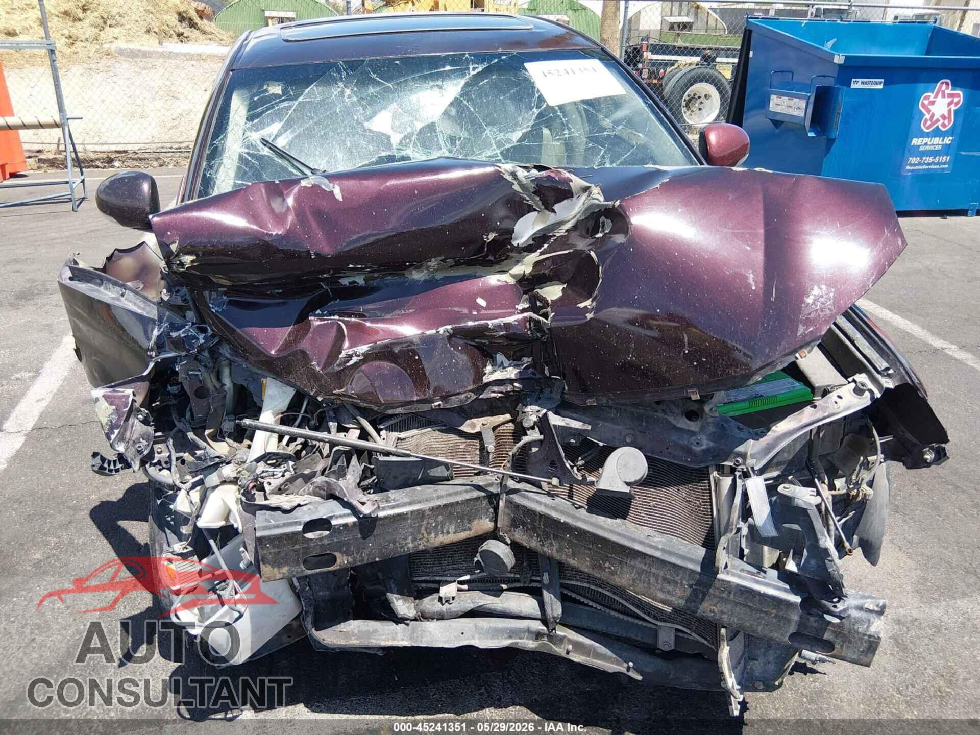 TOYOTA AVALON 2011 - 4T1BK3DB9BU373738