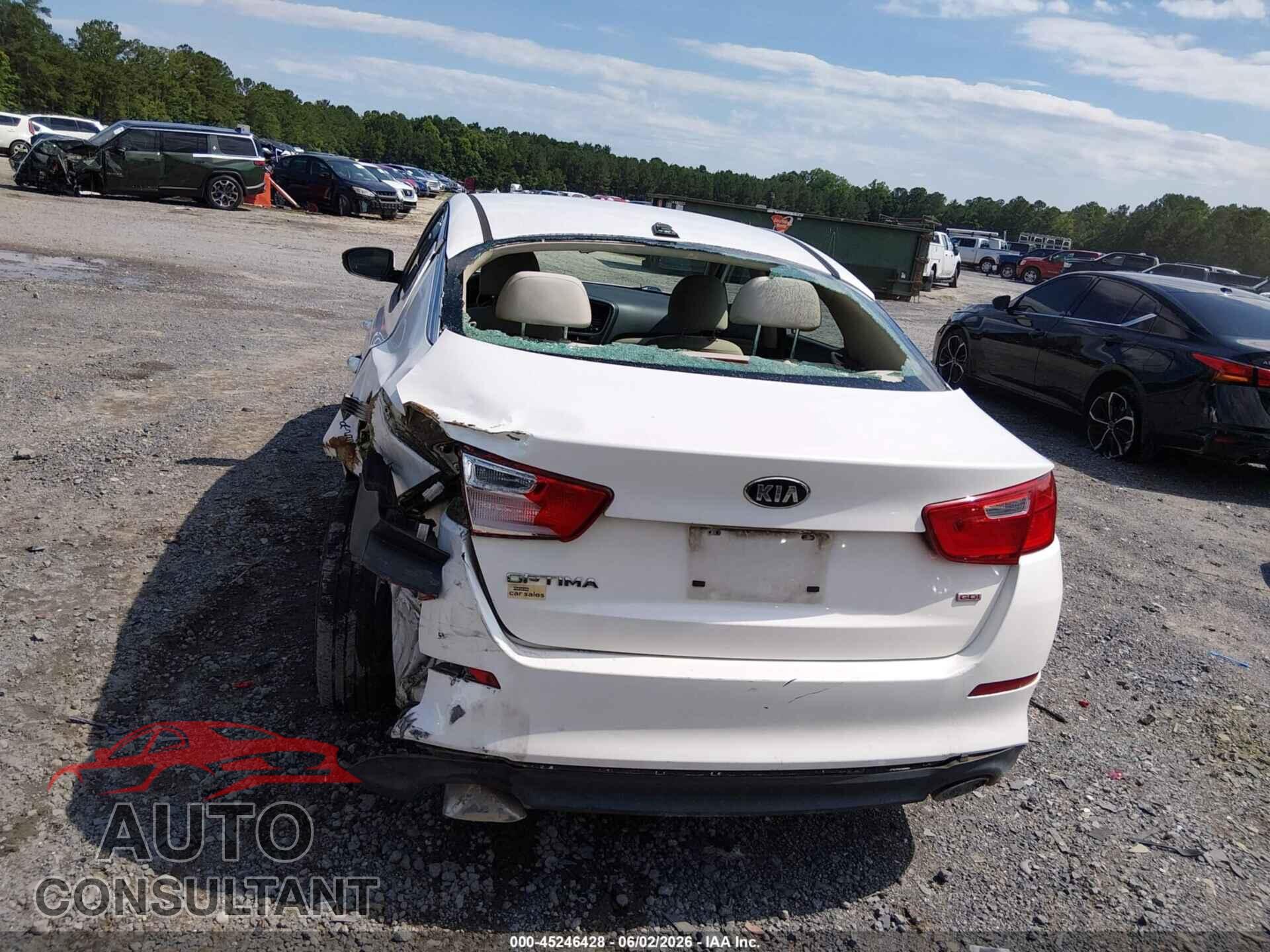 KIA OPTIMA 2015 - KNAGM4A78F5572299