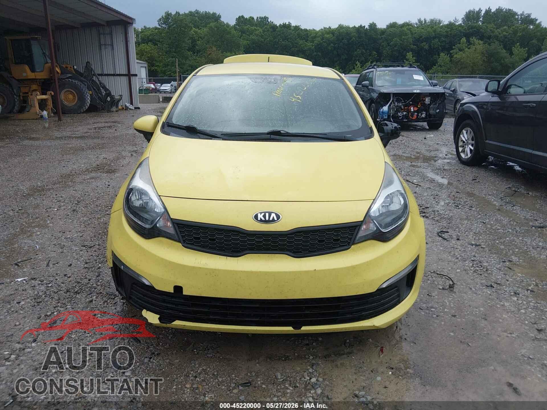 KIA RIO 2016 - KNADM4A32G6620973