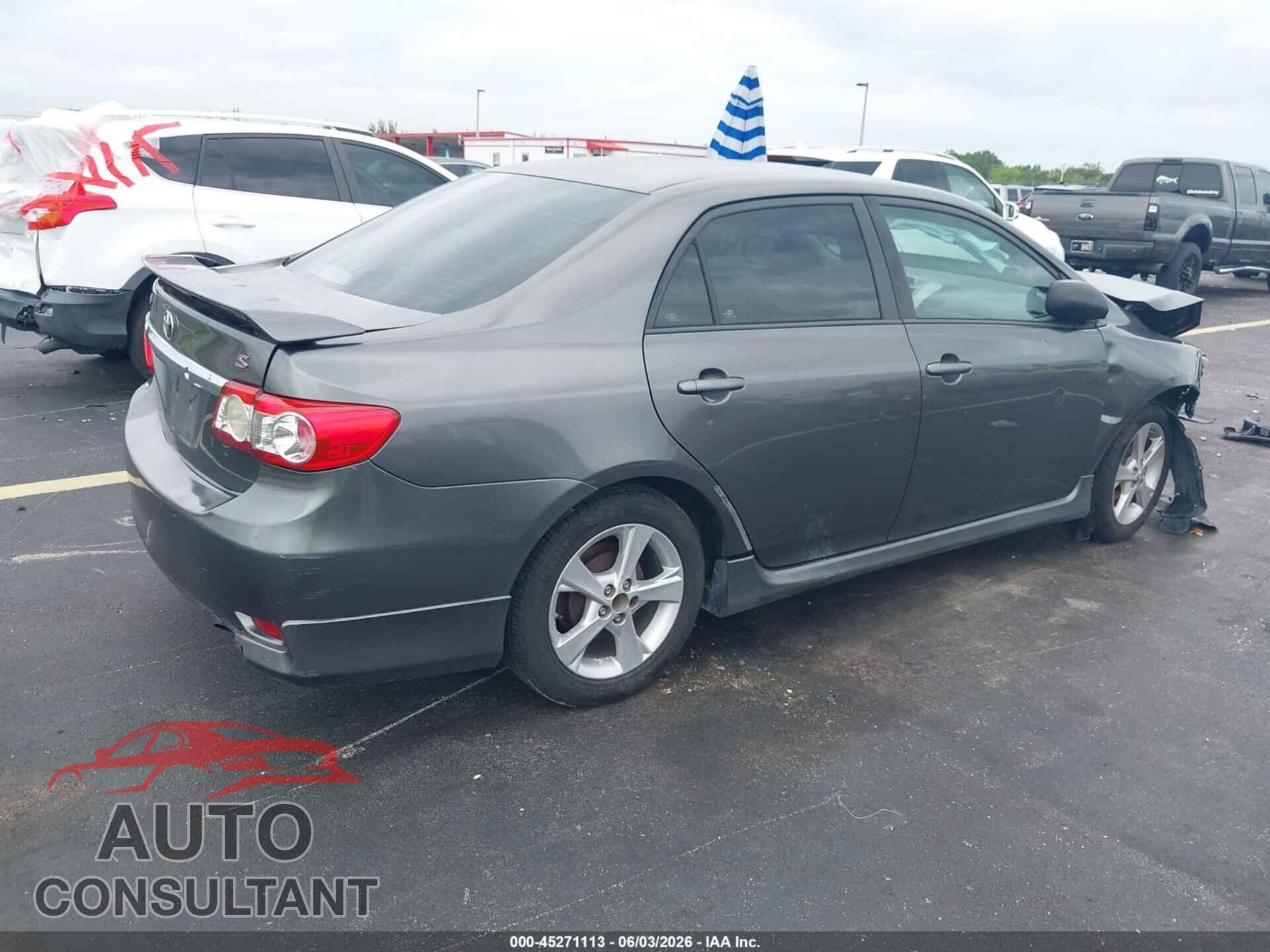 TOYOTA COROLLA 2013 - 5YFBU4EE2DP180375