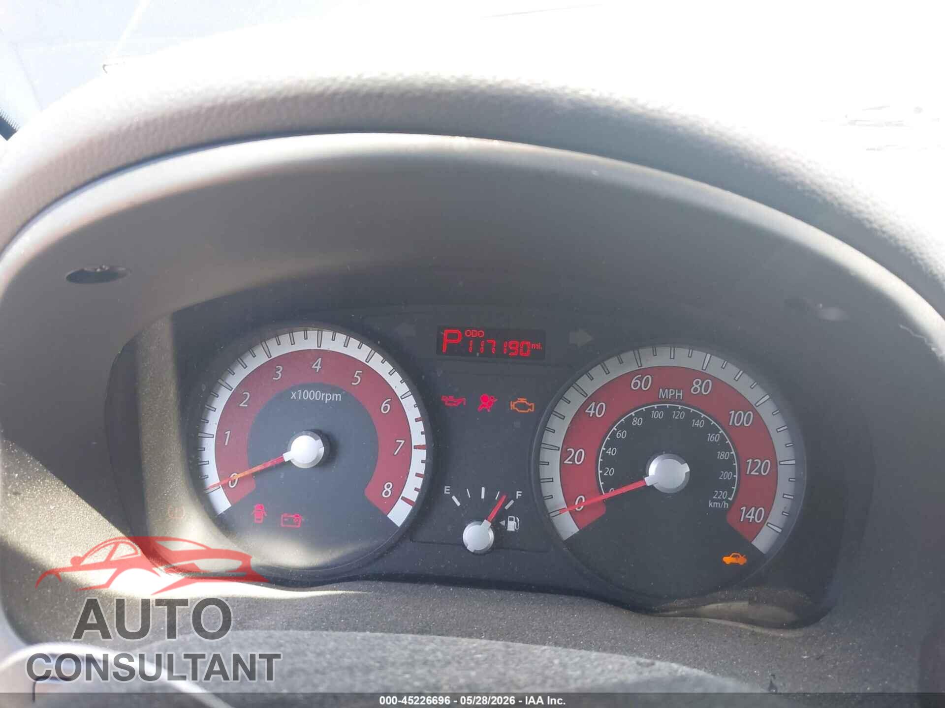 KIA RIO 2011 - KNADH4A37B6868679