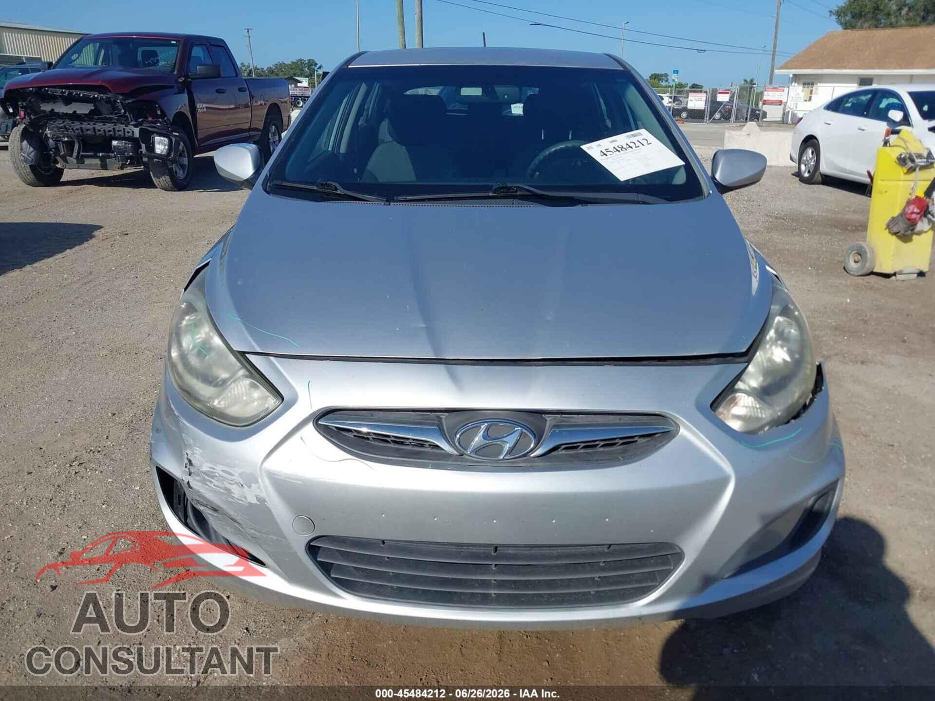 HYUNDAI ACCENT 2013 - KMHCT5AE3DU093621