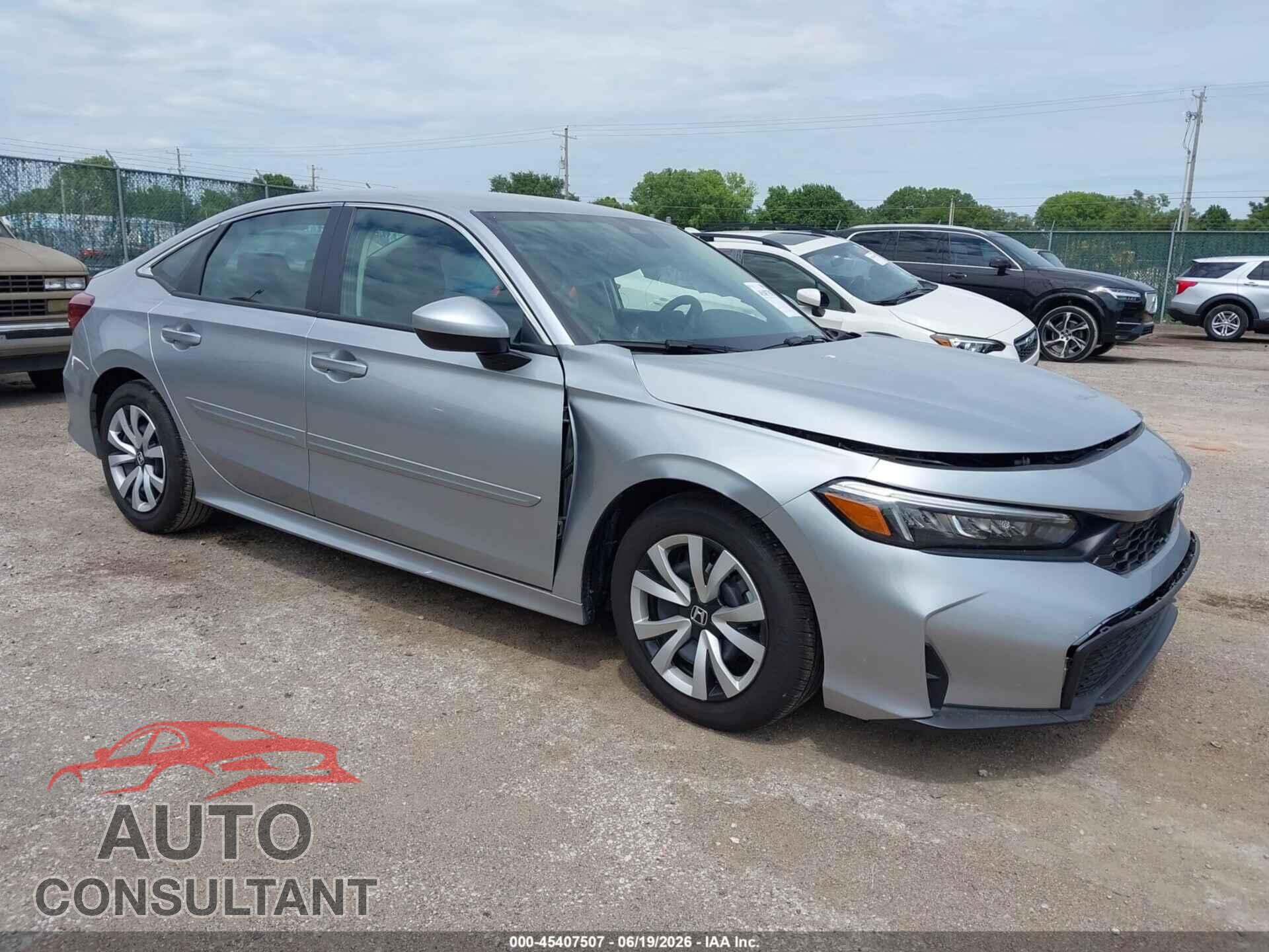 HONDA CIVIC 2026 - 2HGFE2F29TH577756