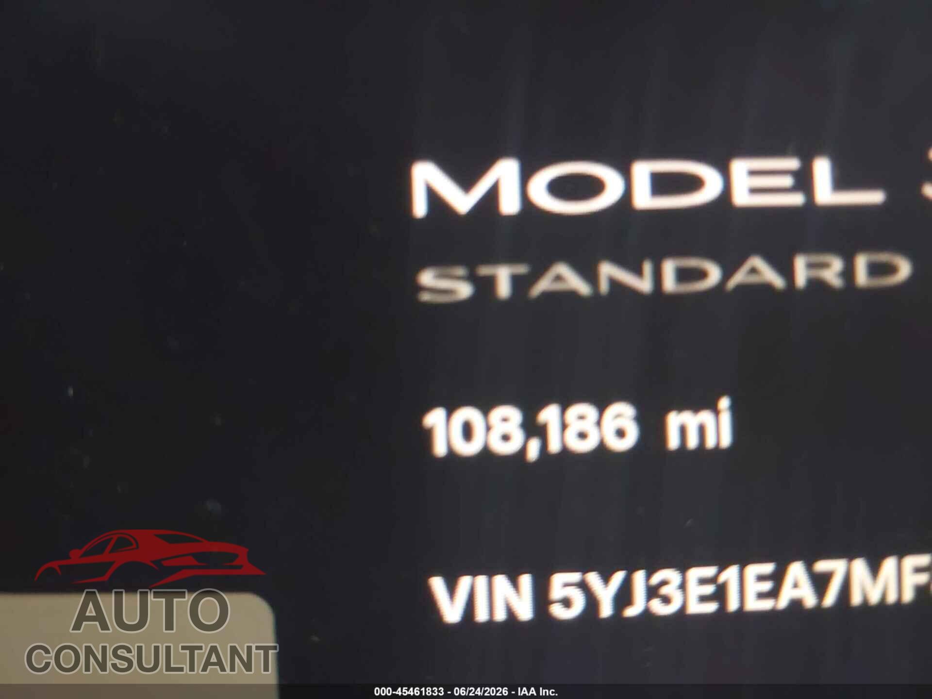 TESLA MODEL 3 2021 - 5YJ3E1EA7MF870499