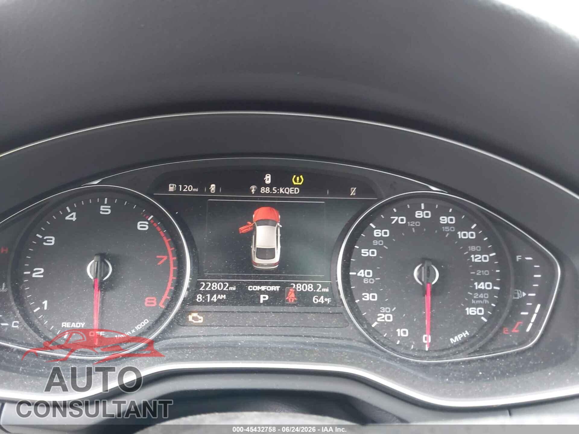 AUDI A5 2018 - WAUANCF50JA046317