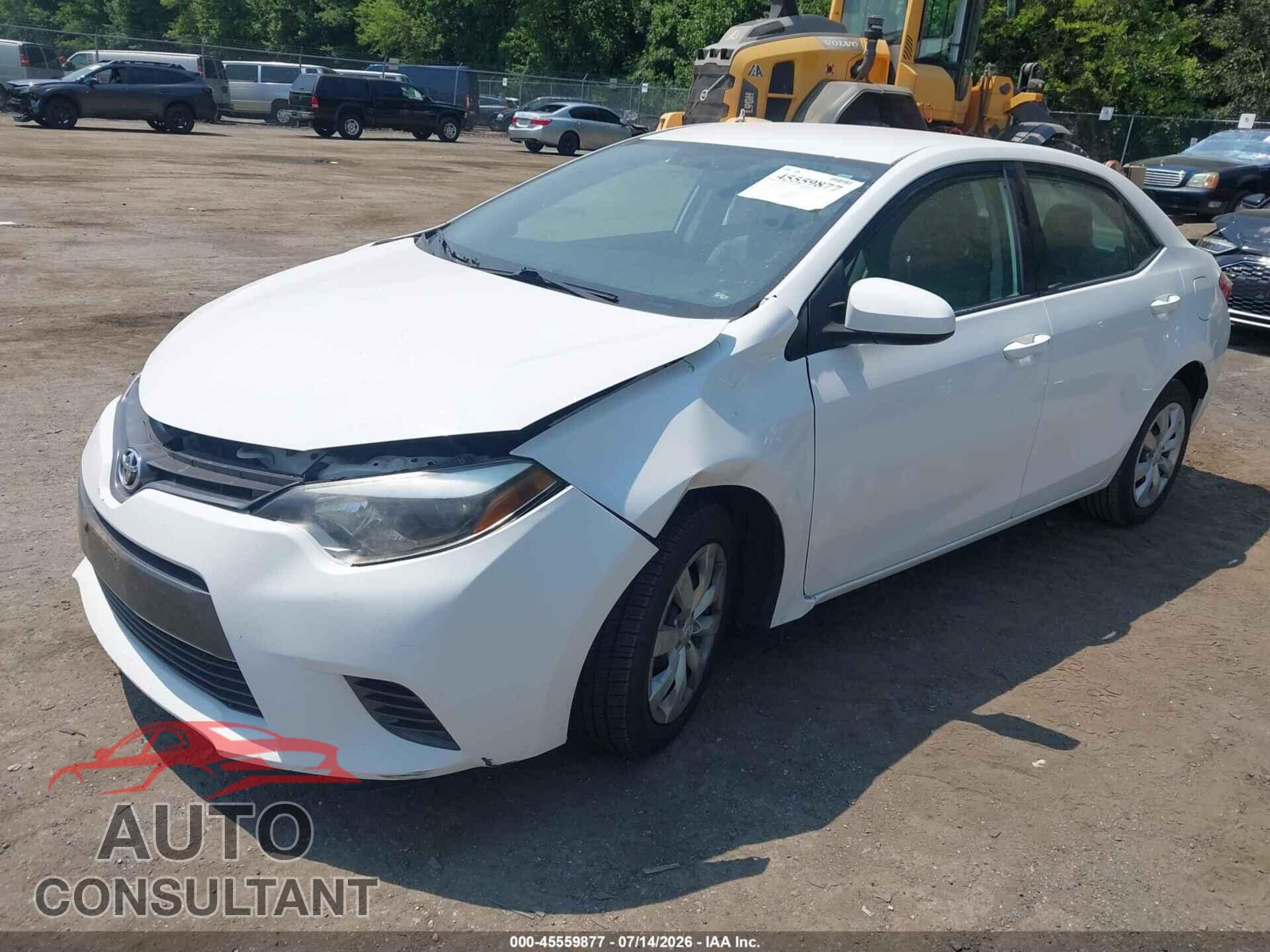 TOYOTA COROLLA 2015 - 2T1BURHE2FC451172